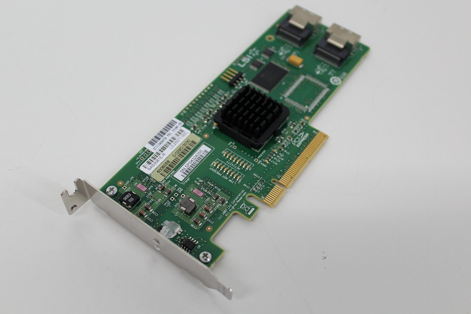 LSI Logic Controller Card Sas3081E-R Kit Pcie 8Pt 3G Minisas Kit SAS HBA