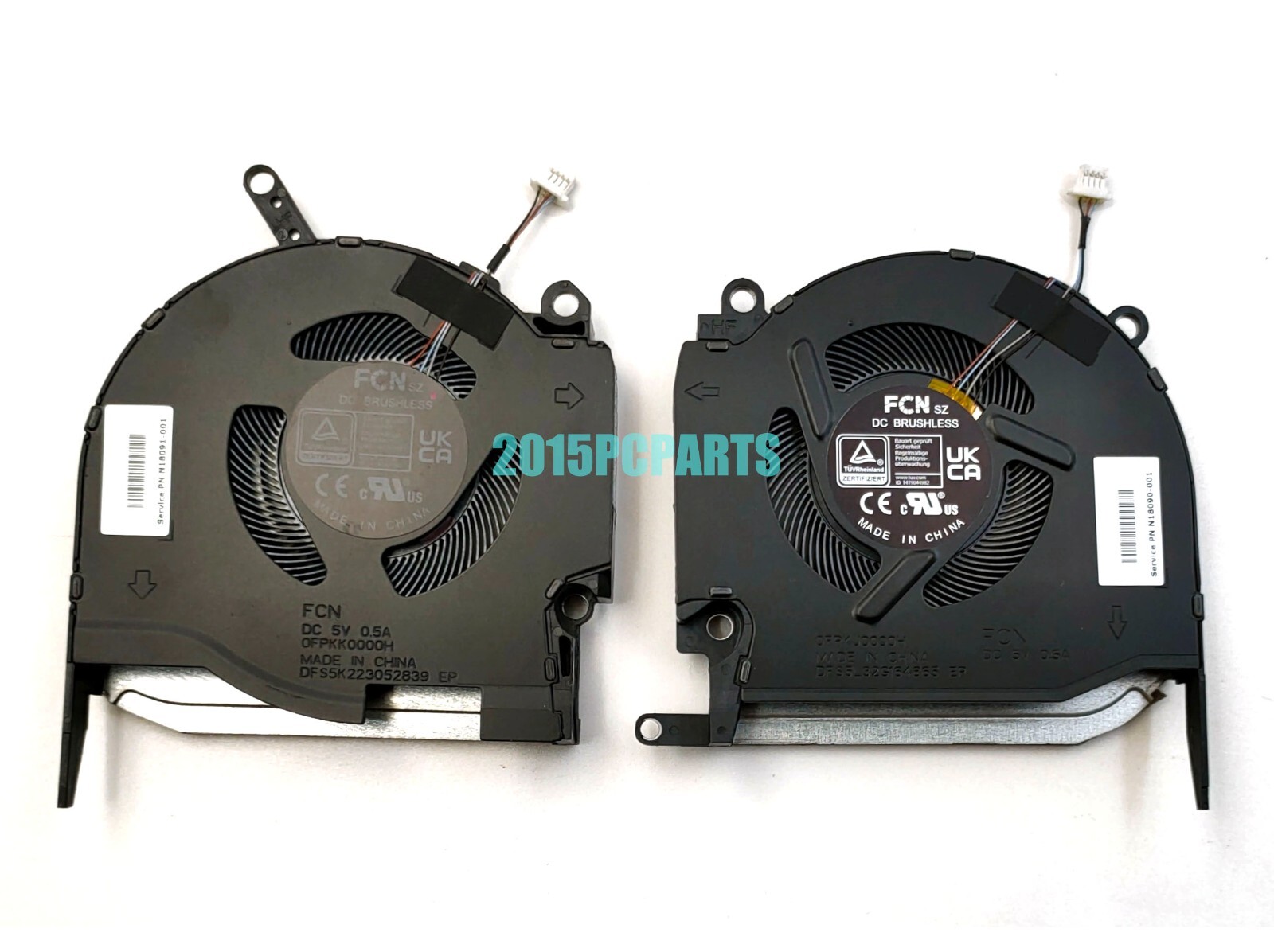New for HP Omen 16-K 16-K0013DX 16-K0797NR 16-N 16-N0023DX CPU / GPU Fans 5V