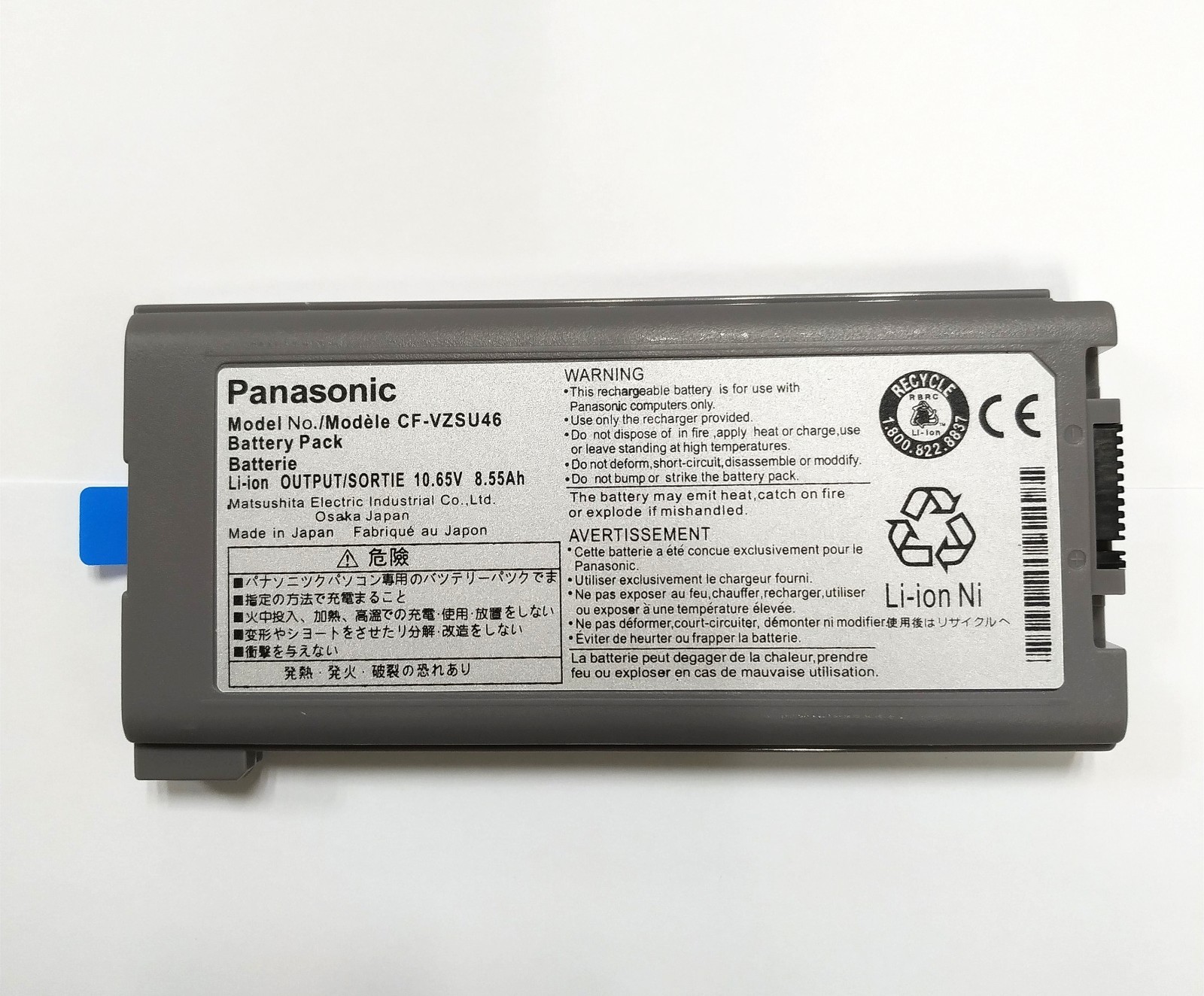 OEM Genuine CF-30 CFVZSU46 Laptop Battery Panasonic Toughbook CF-53 CF-VZSU46