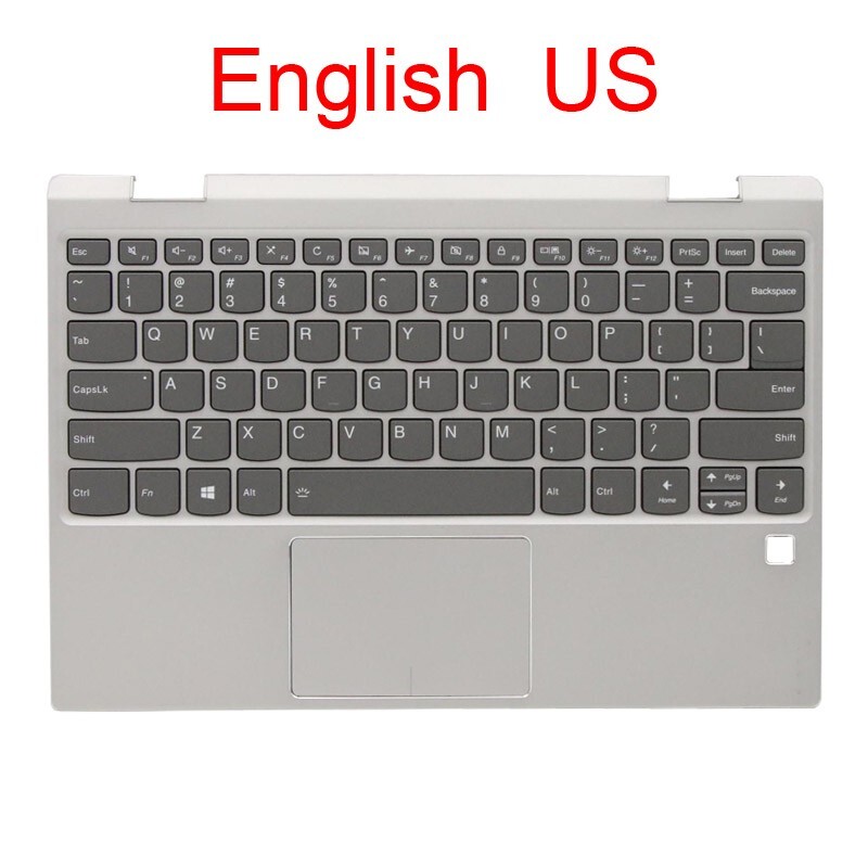 New US Keyboard Palmrest For Lenovo YOGA 720-12IKB 81B5 5CB0Q12201 With Backlit