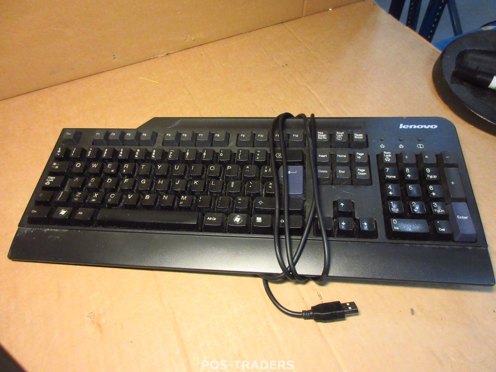 Lenovo SK-8825 QWERTY Preferred Pro Black Wired USB Keyboard 41A5110