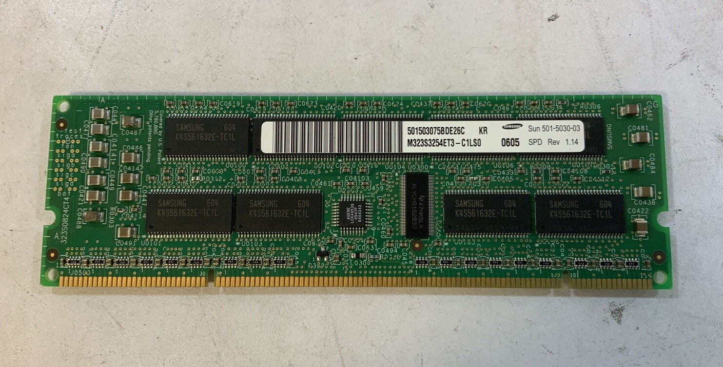 Samsung 512MB PC100 ECC SDRAM Server Memory Samsung M323S3254ET3-C1LS0 -N5E