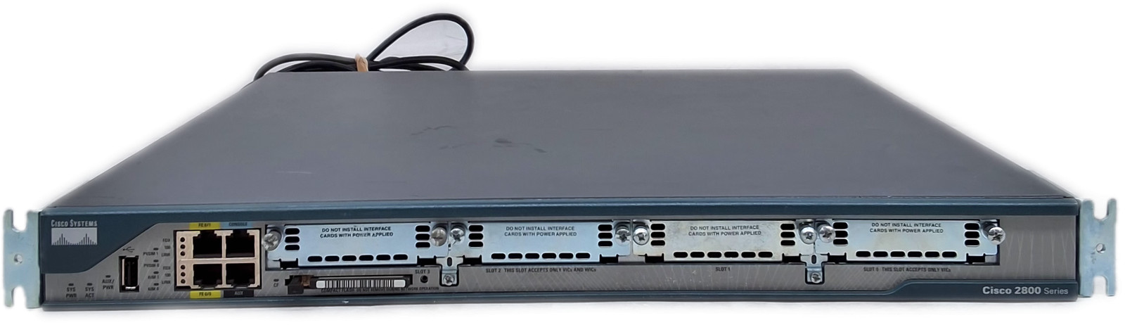 Cisco 2801 Integrated Services Router 2 LAN Ports 100Mbps VPN