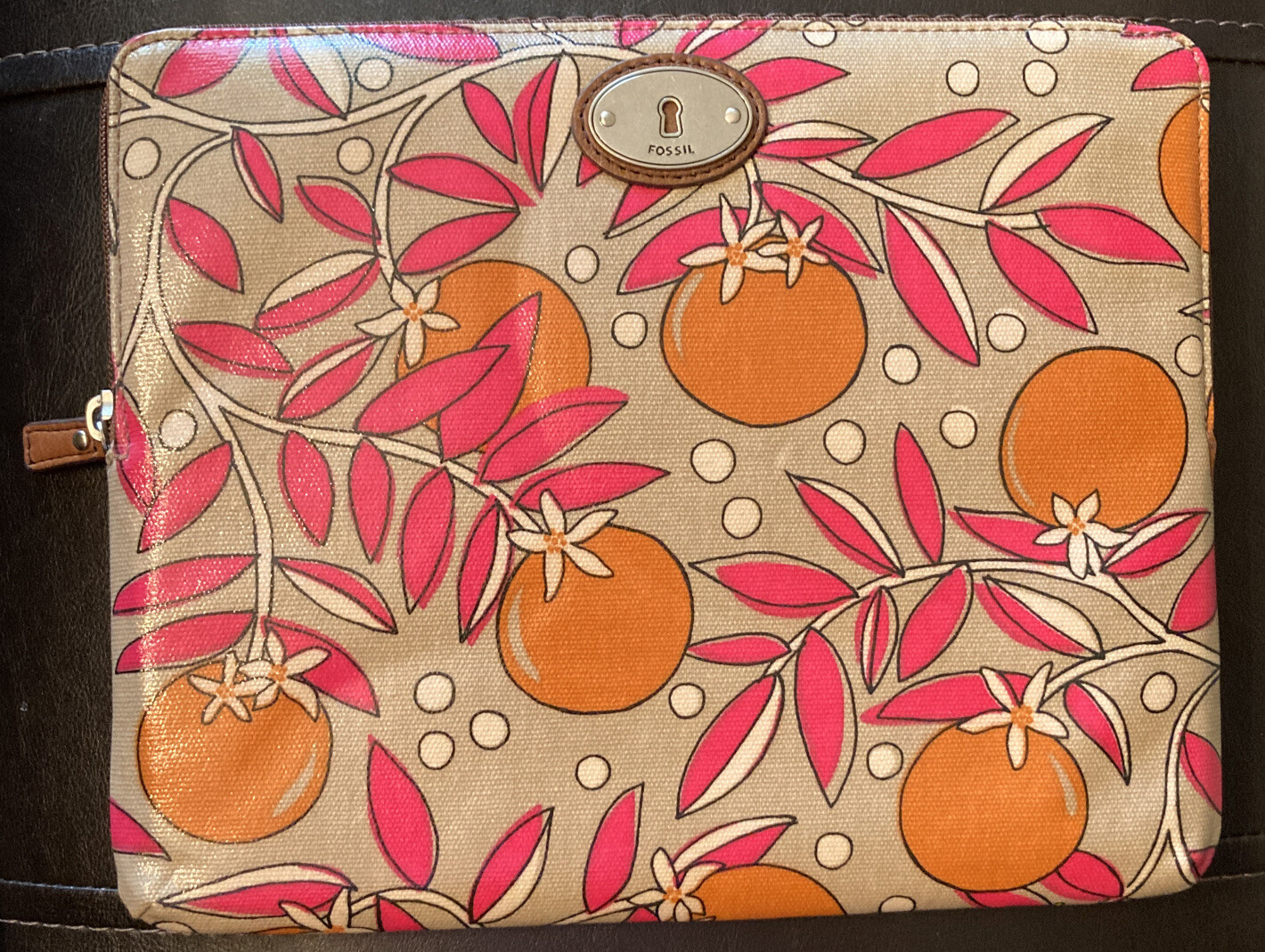 Fossil Key Per Zipper Case Tablet iPad