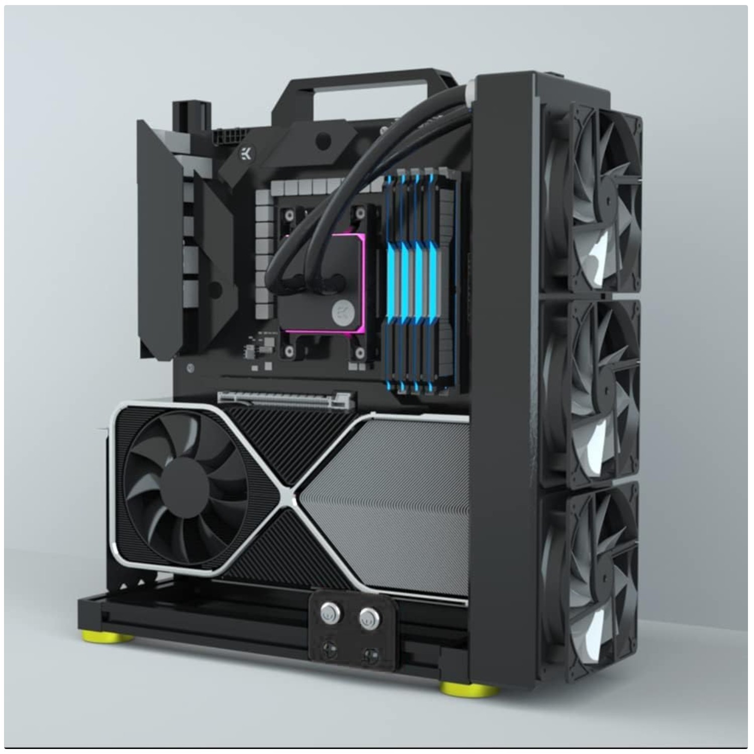 DIY Motherboard Case Rack, Aluminum Chassis