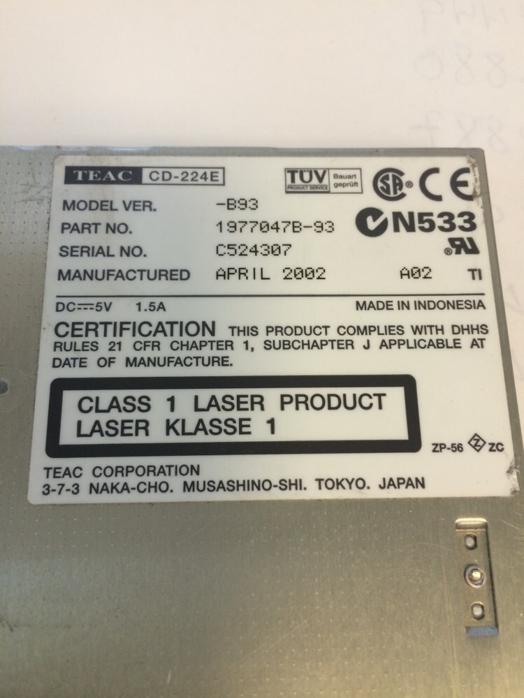TEAC CD-224E CD-ROM Drive
