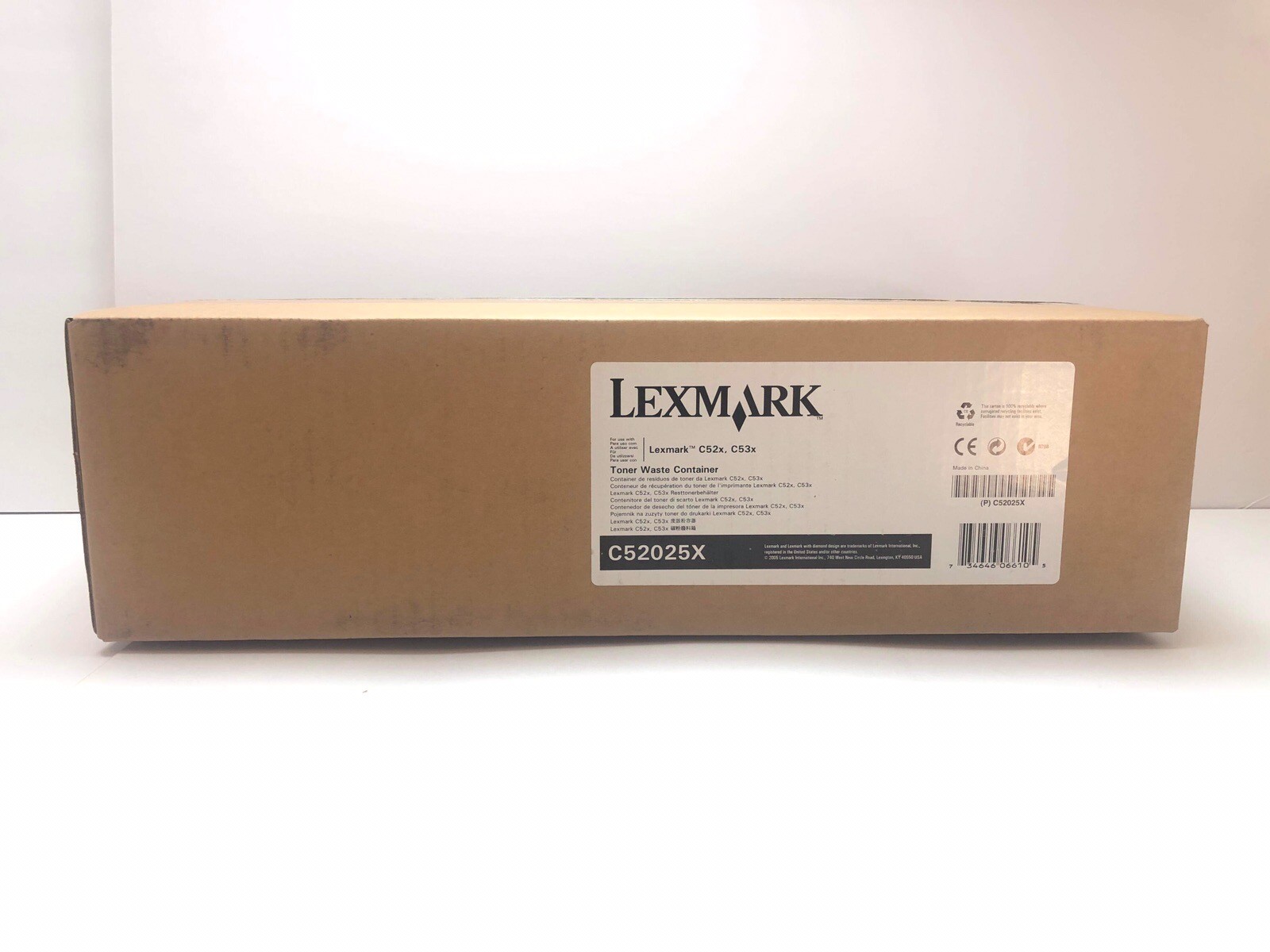 Genuine Lexmark C52025X Toner Waste Container For C52x, C53x