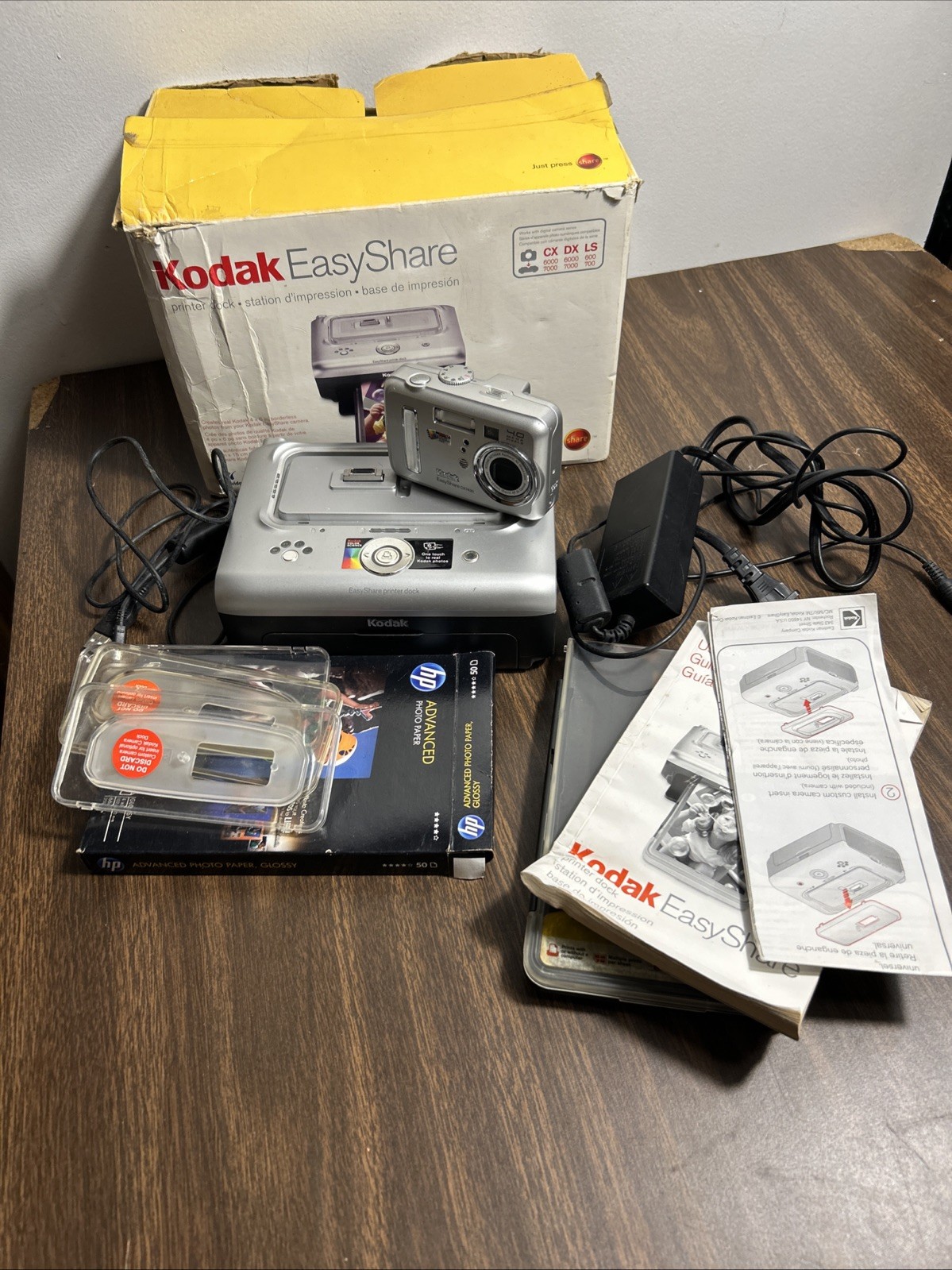 Kodak EasyShare Digital Photo Printer Dock Station With Original Box & Instr.