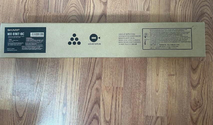 Sharp black toner MX 6INT BC - New in original package