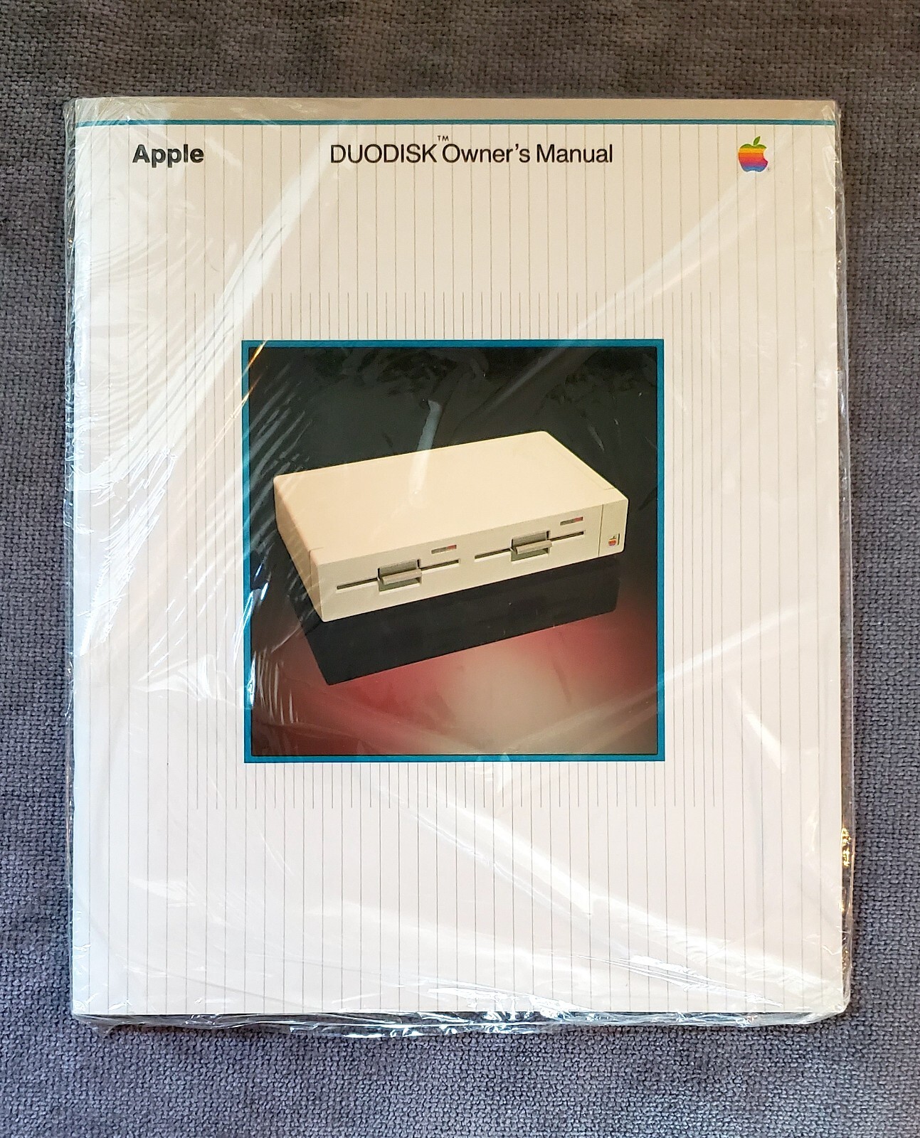 Vintage 1980s Apple (II, II+, IIe) DUODISK Owner's Manual, NEW in shrink wrap
