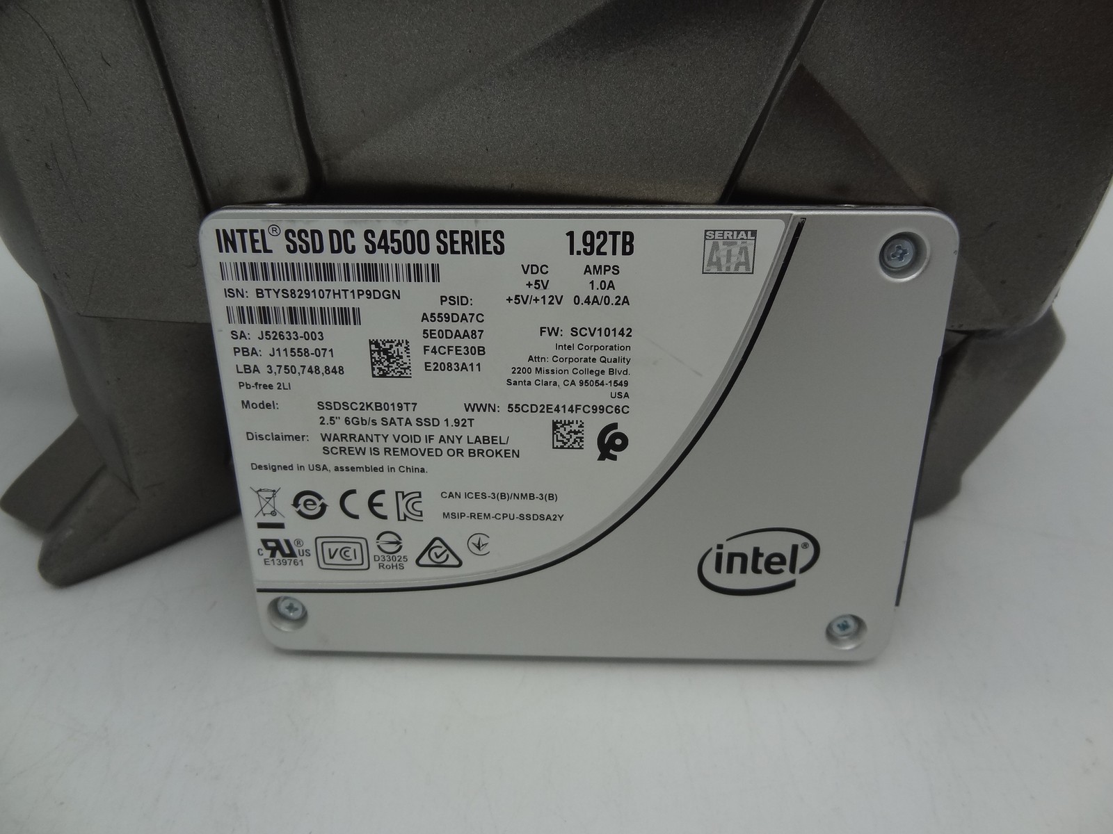 Intel SSDSC2KB019T7 1.9TB 2.5in SATA 6Gb/s 3D1 TLC SSD