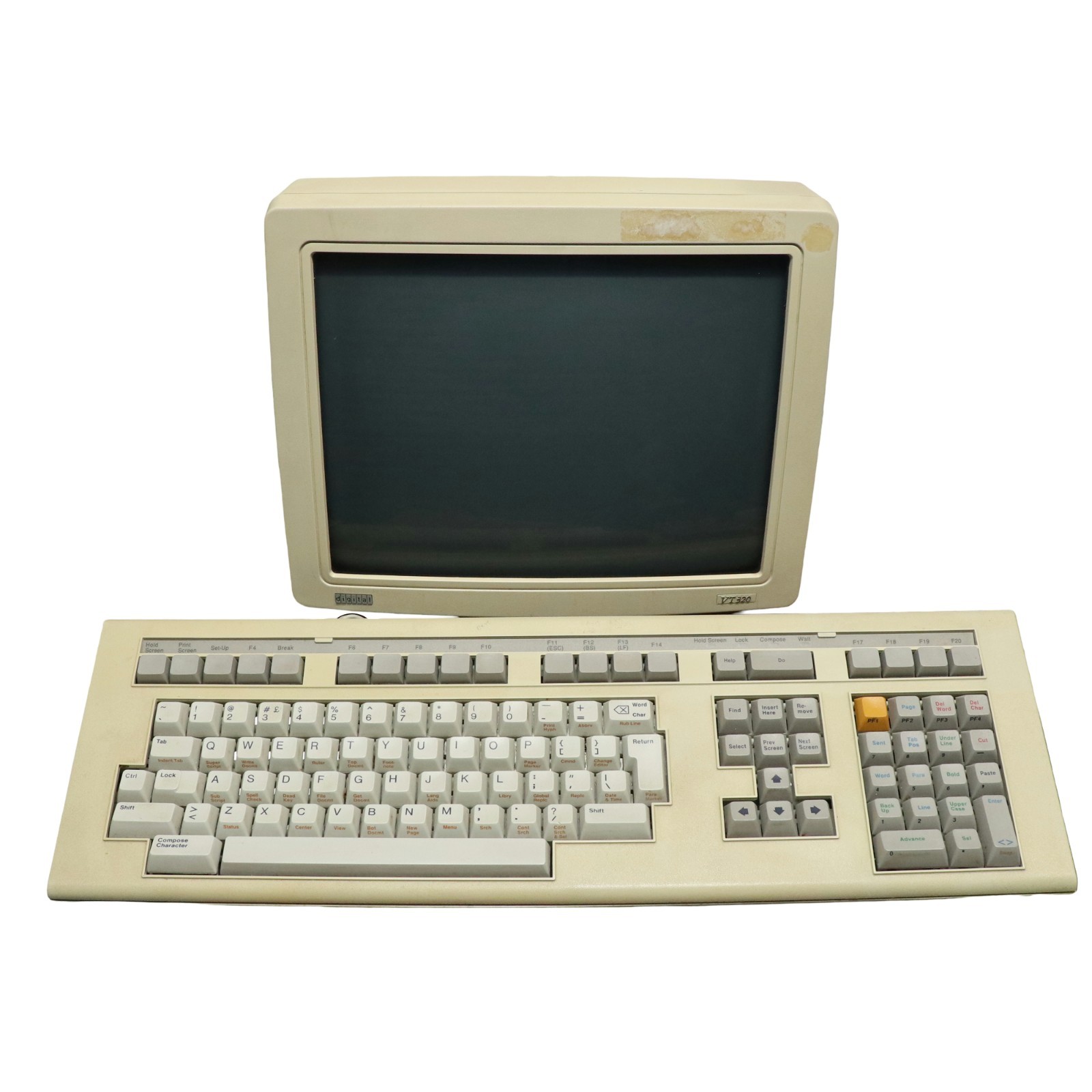 DEC Digital Equiment VT320 Terminal w/ OEM LK201 Keyboard - Tested/Works