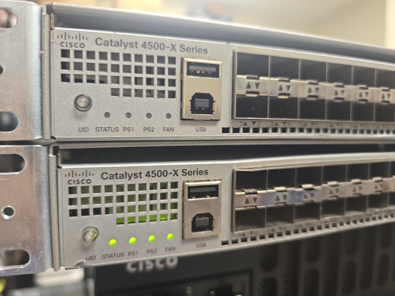 Cisco Catalyst WS-C4500X-32SFP+ 32P 10GbE SFP+ Switch WS-C4500X-32SFP+ Reset