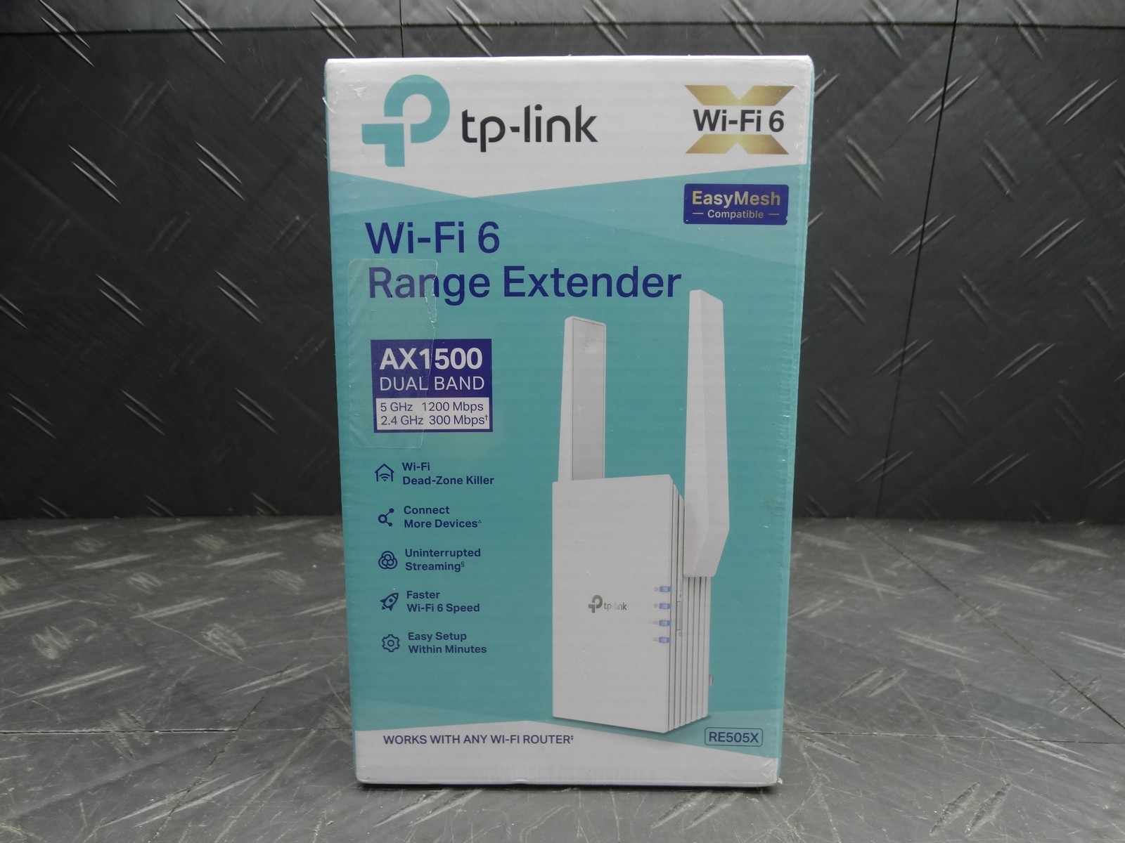 TP-Link Range Extender Wi-Fi 6 RE505X AX1500 White Plug in