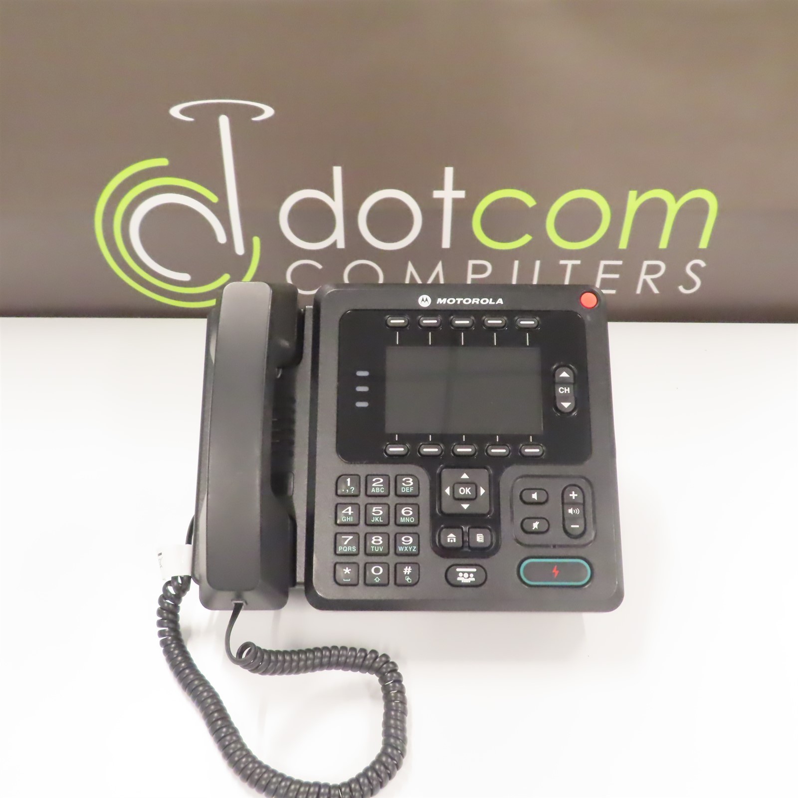 Motorola Phone SMMCD 5000 Deskset MCD5000 Model F2380A VOIP System