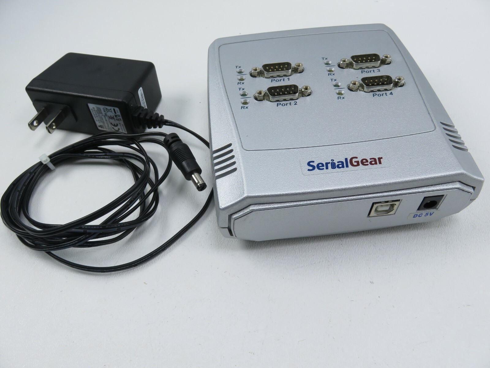 CoolGear USBG-4COM 4-Port RS-232 USB to Serial Adapter Data Control Box