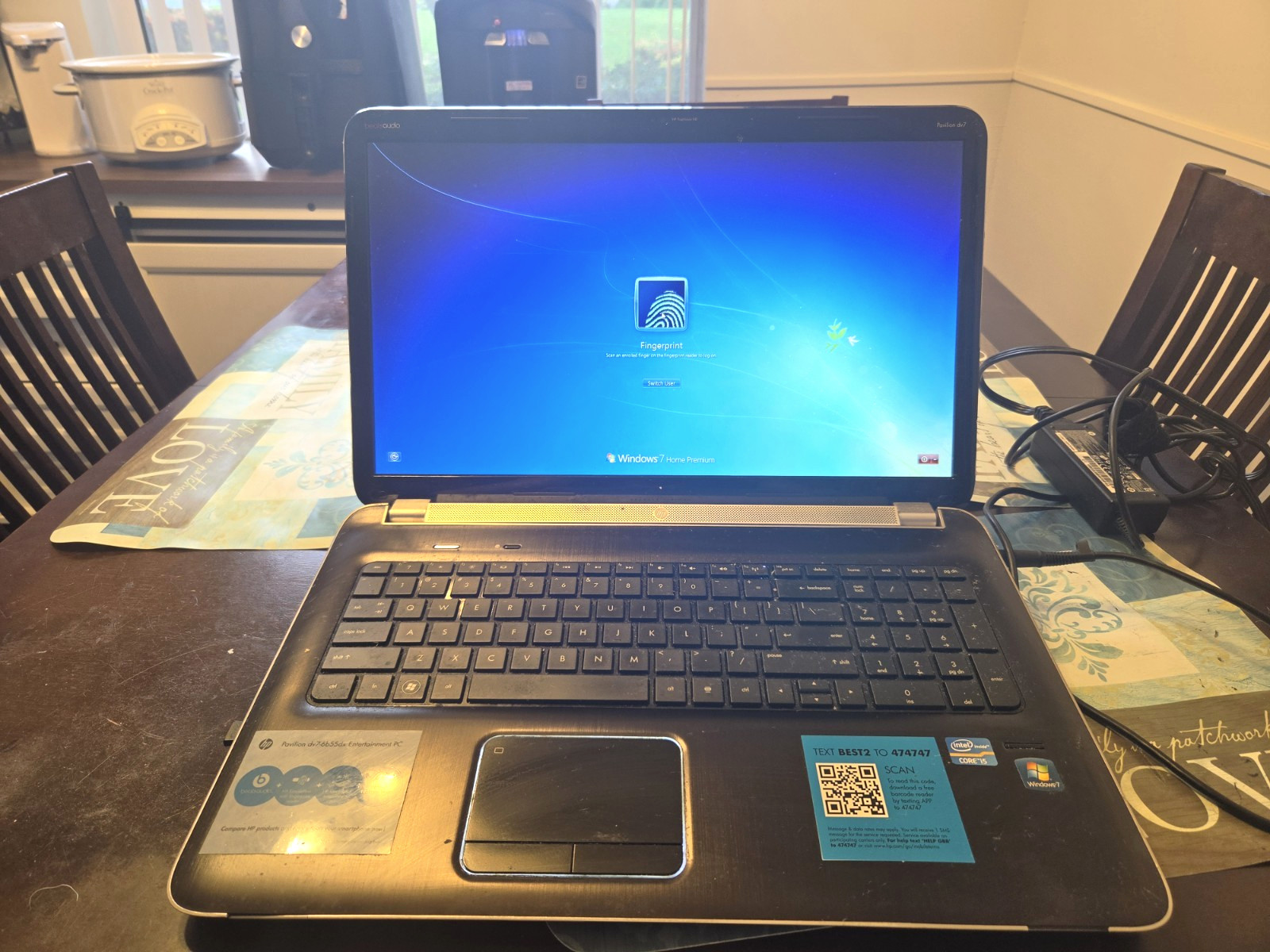 HP Pavilion dv7 17.3in Core i5 2.30GHz 4GB RAM 640GB HDD Win 7