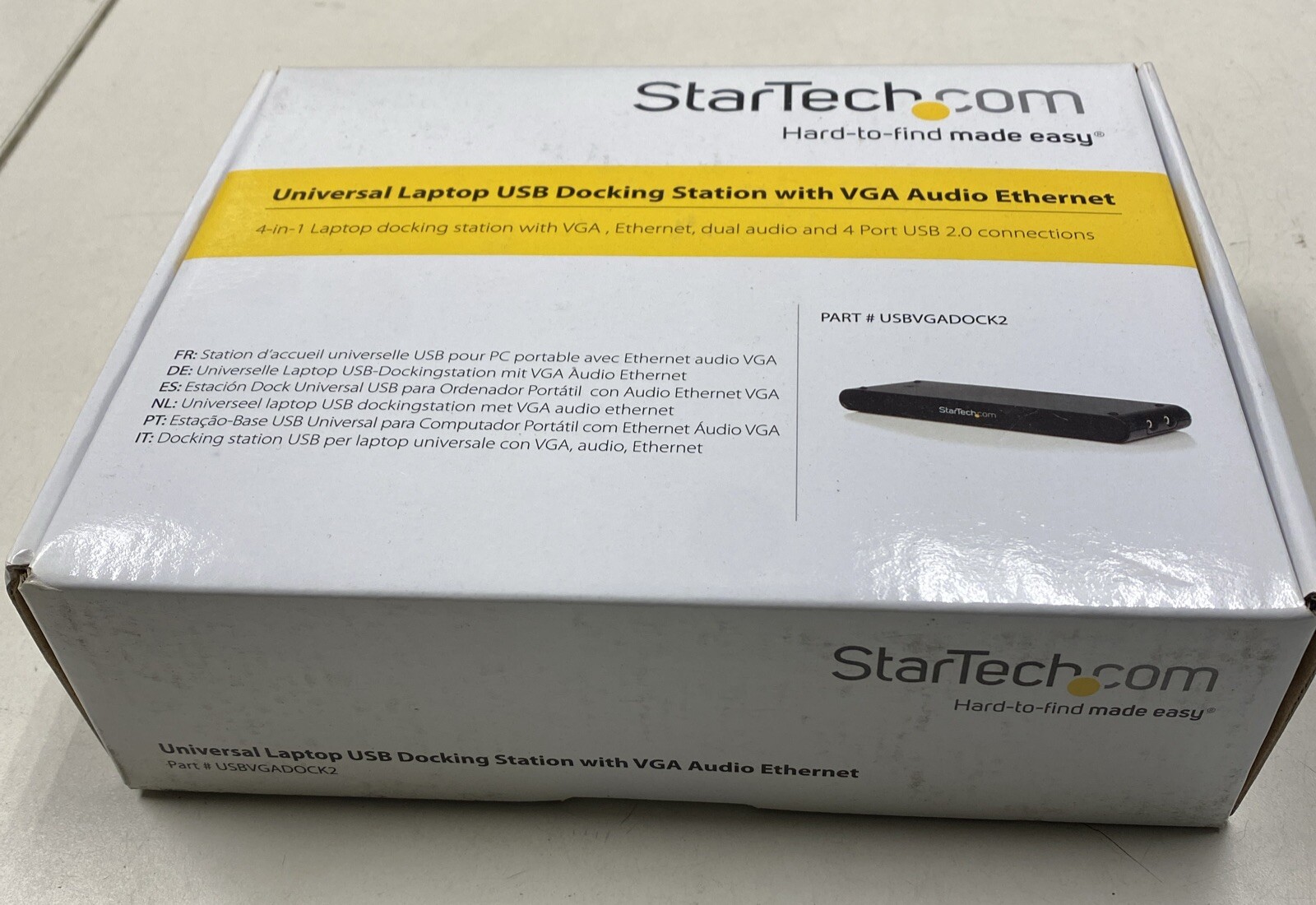 StarTech.com USBVGADOCK2 Universal Laptop USB Docking Station with VGA Audio