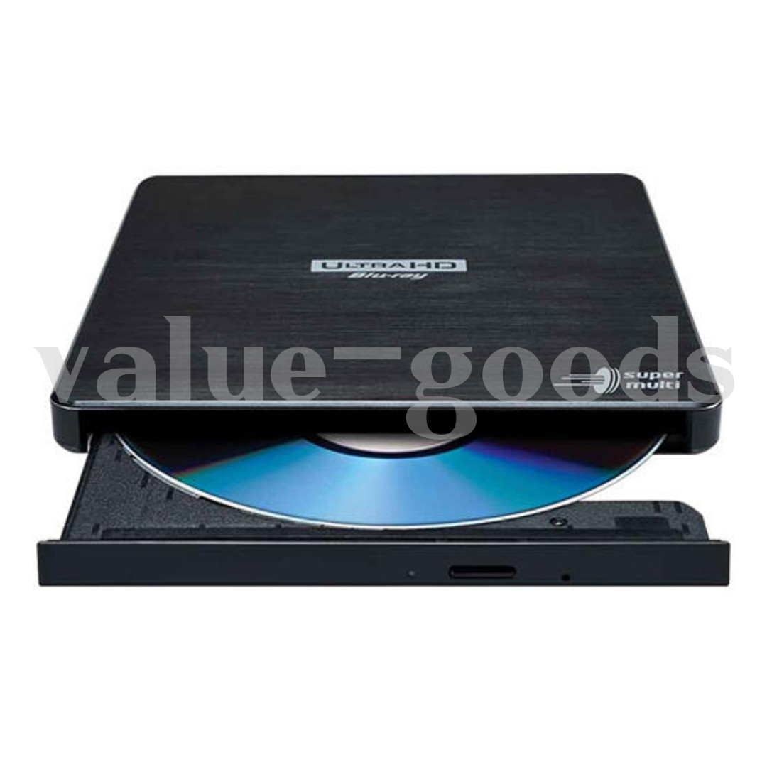 Hitachi-LG Storage BP60NB10 Portable External 6X Ultra HD 4K Blu-ray Burner NEW