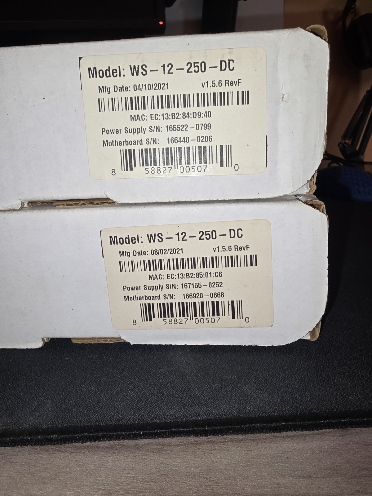 Netonix WS-12-250-DC.  With Rackmount Ears Included