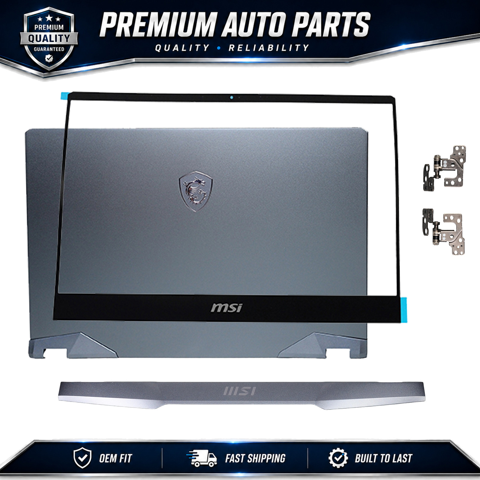 For MSI GE66 Raider 10SD 10SE 10SF MS-1541 MS-1543 New Blue Back Cover Hinges