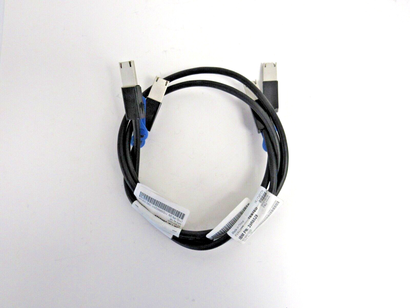IBM Lot of 2 39R6529 1m mini-SAS to mini-SAS Cable     E-12