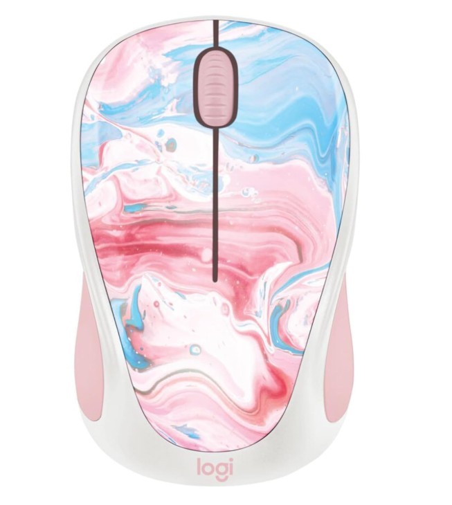Logitech M317C Collection Wireless Mouse, COTTON CANDY (3EA)