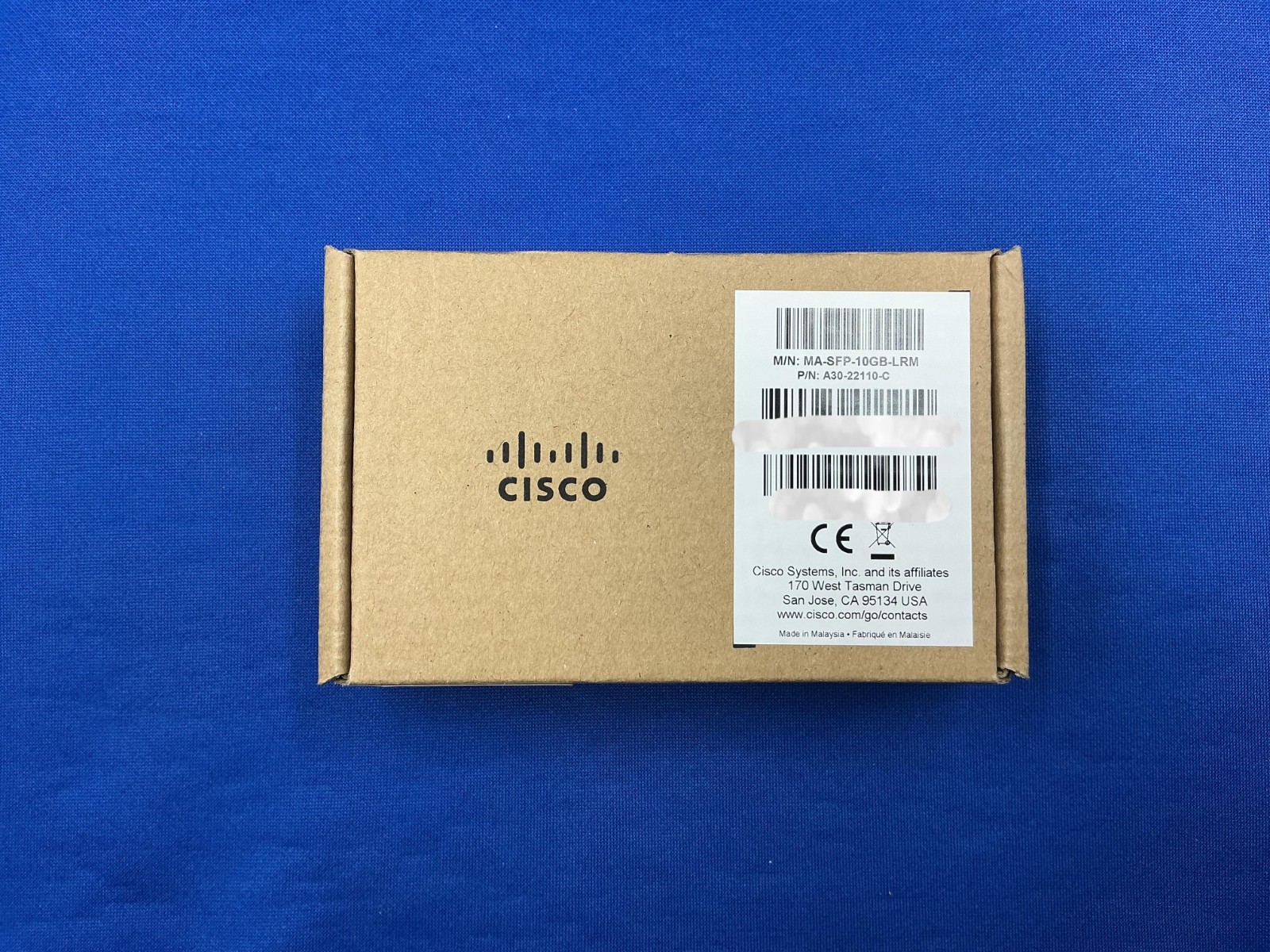 NOB CISCO MERAKI MA-SFP-10GB-LRM 10G BASE-LRM SFP+ Transceiver A30-22110-C