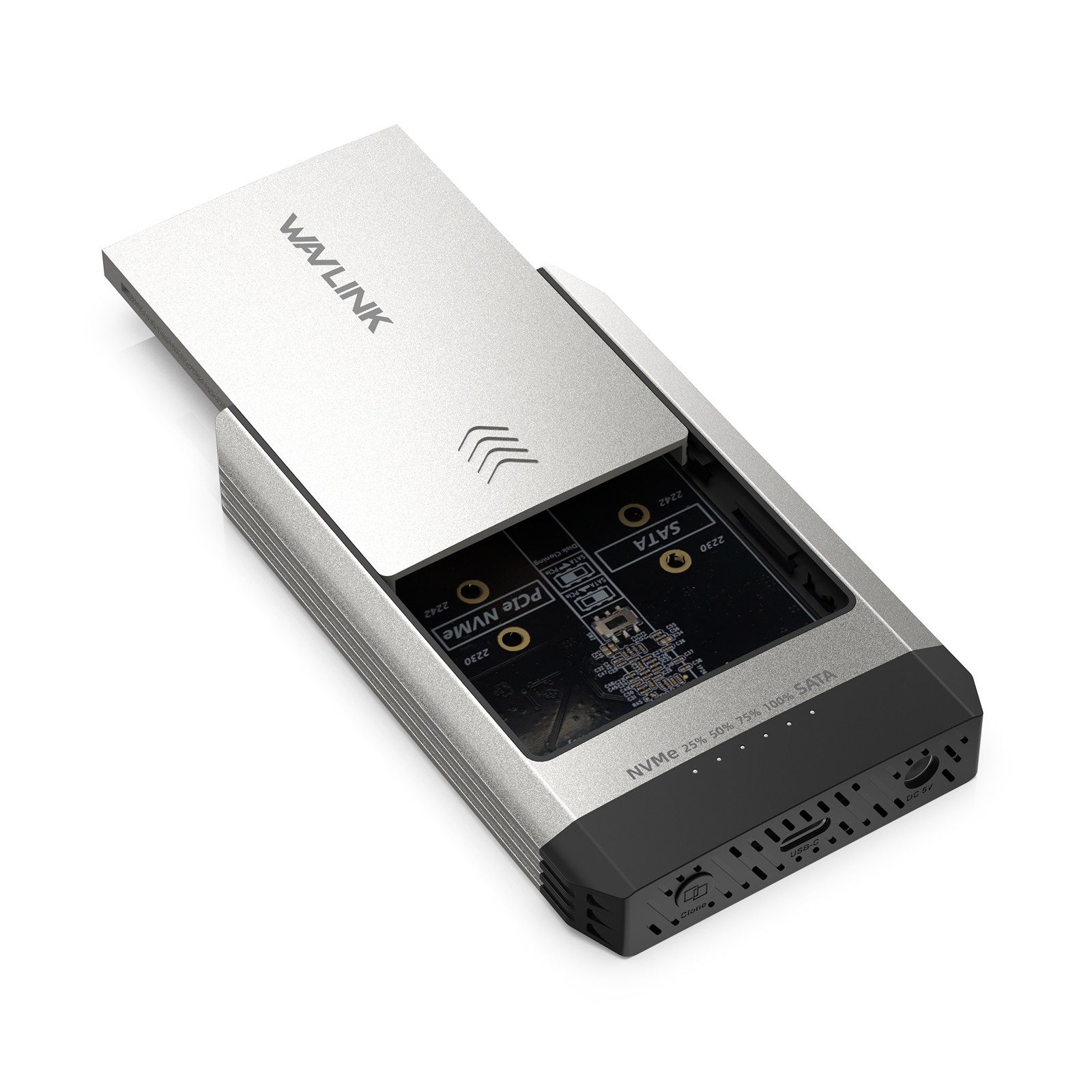 WAVLINK USB-C M.2 NVMe PCIE SSD Enclosures & Duplicators 10Gbps-40Gbps Clone