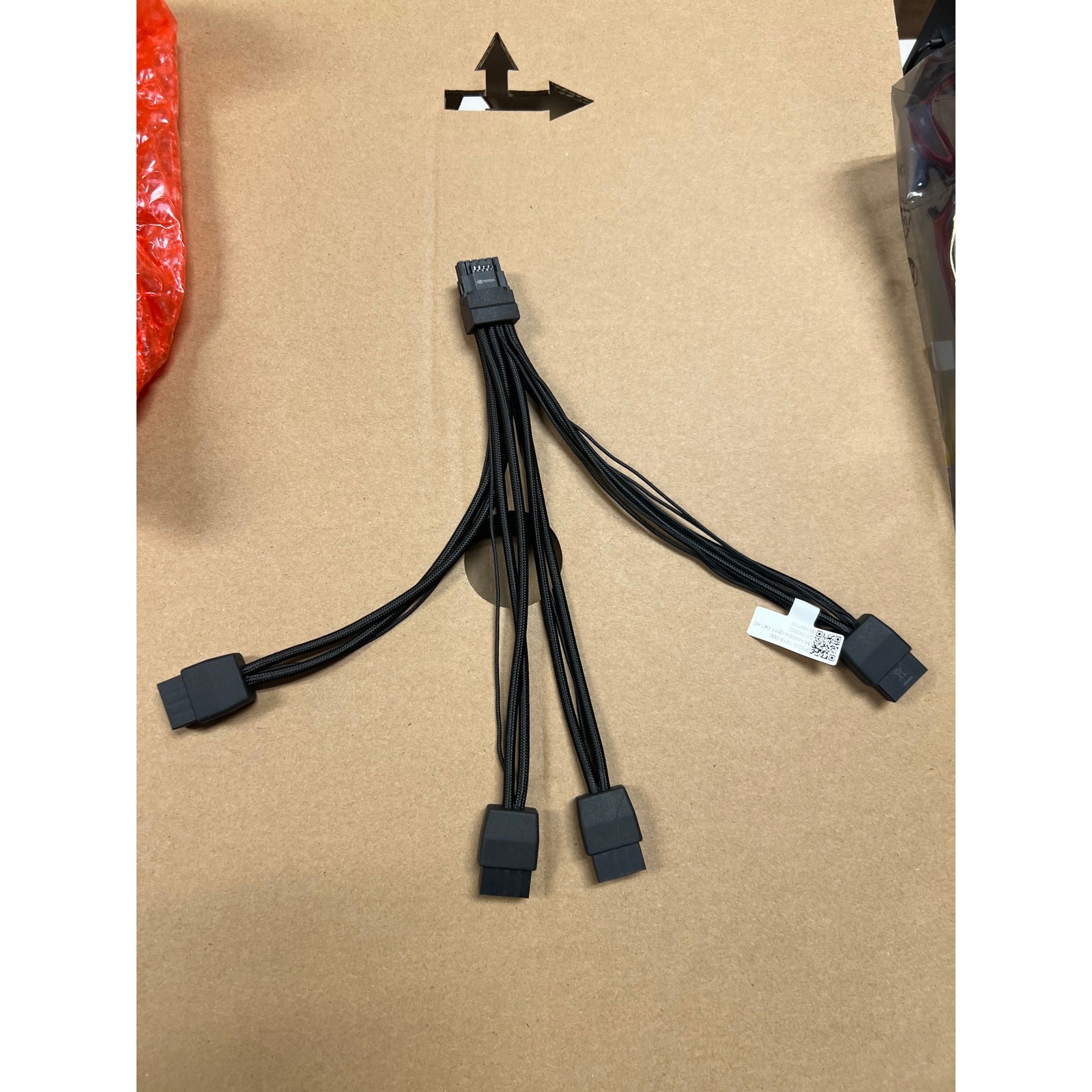NVIDIA Official 12VHPWR (PCIe 5.0) GPU Power Cable 4×8Pin to 16Pin 12+4Pin