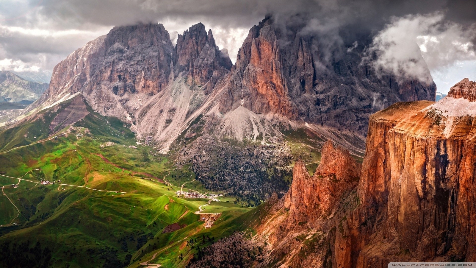 Landscape nature mountains cliff Custom Gaming Mat Desk