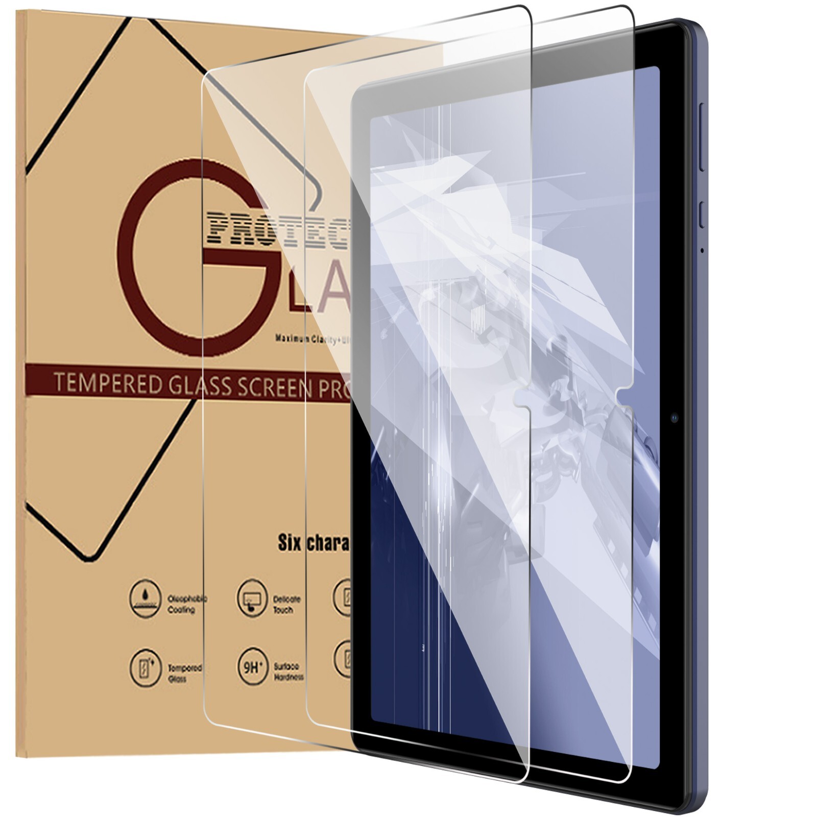 For Vortex T10M Pro Plus Tablet 10.1 Tempered Glass Screen Protector 9H HD Clear