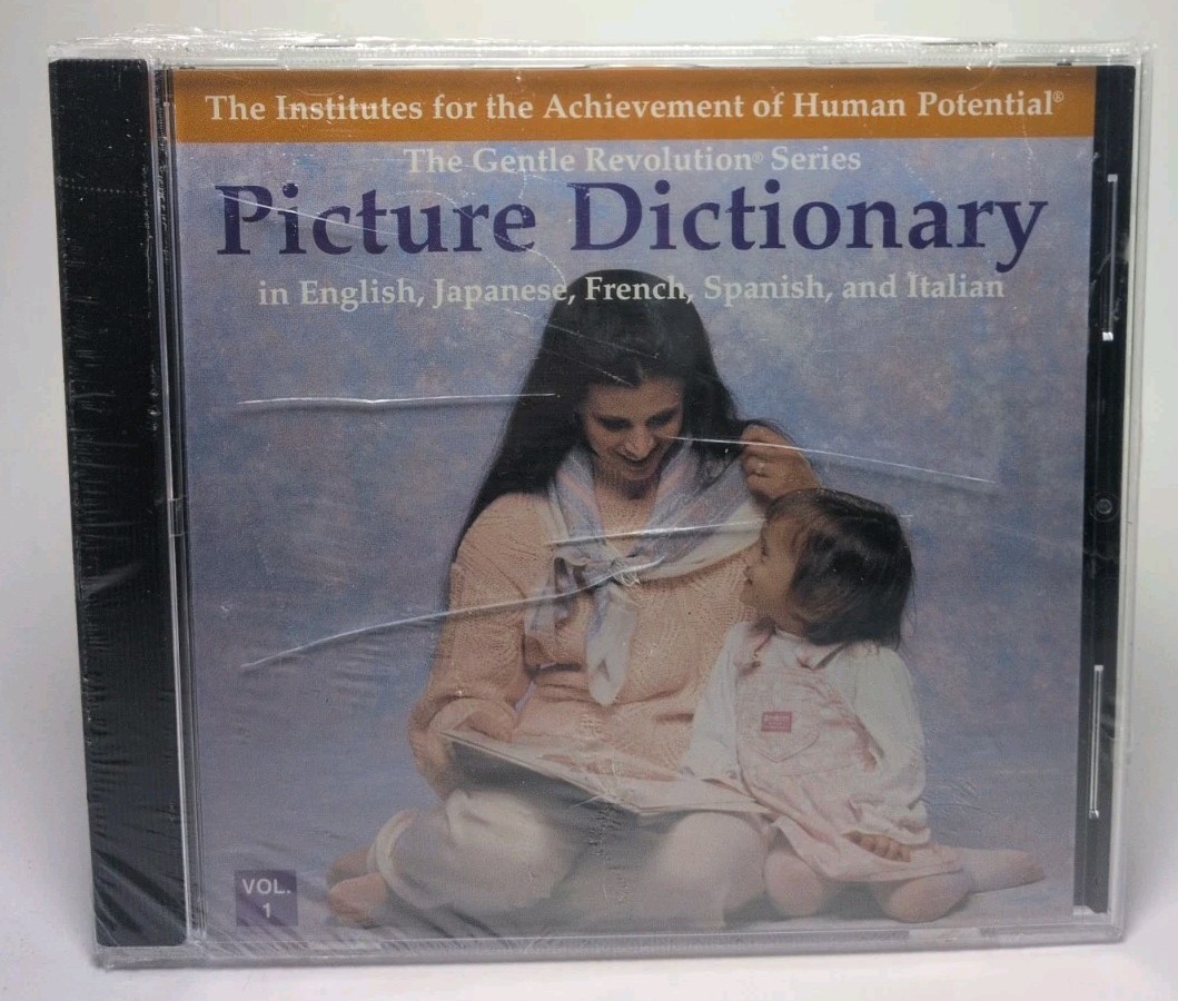 Institutes For Achievement Human Potential Picture Dictionary Vol.1 CD ROM NEW 