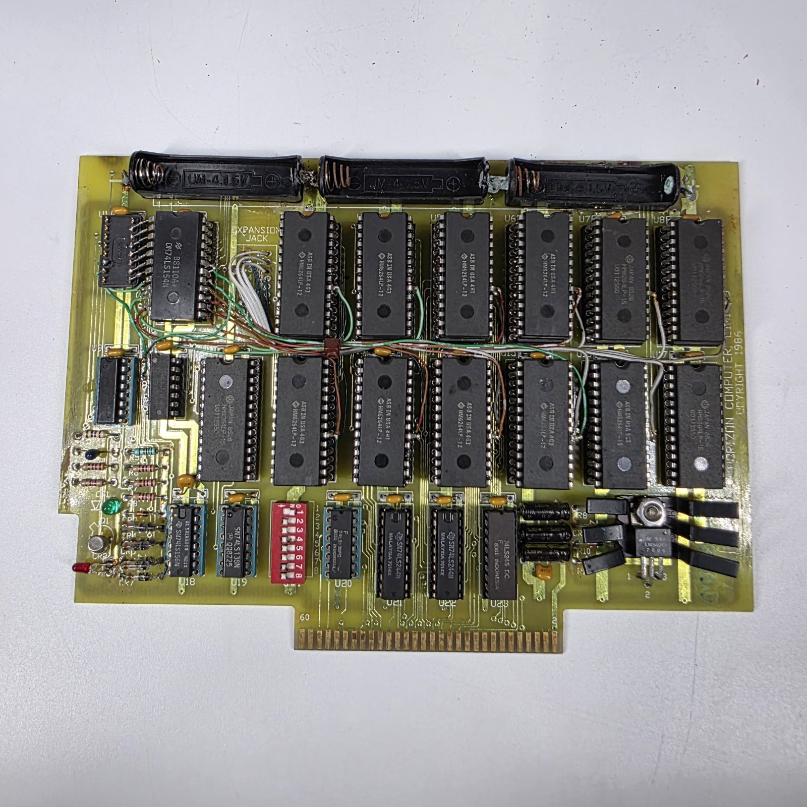 RARE TI-99/4A T199 Horizon RAMDisk PEB Card 256k Untested Memory Expansion