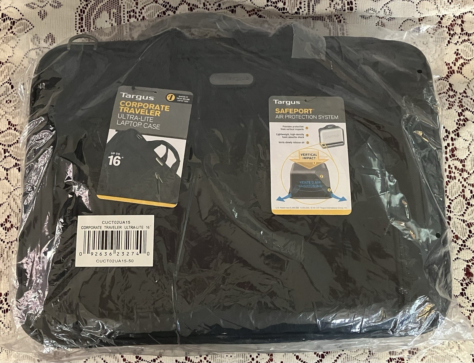 TARGUS Corporate Traveler 16" Ultra Lite Computer Laptop Case Safeport New NWT