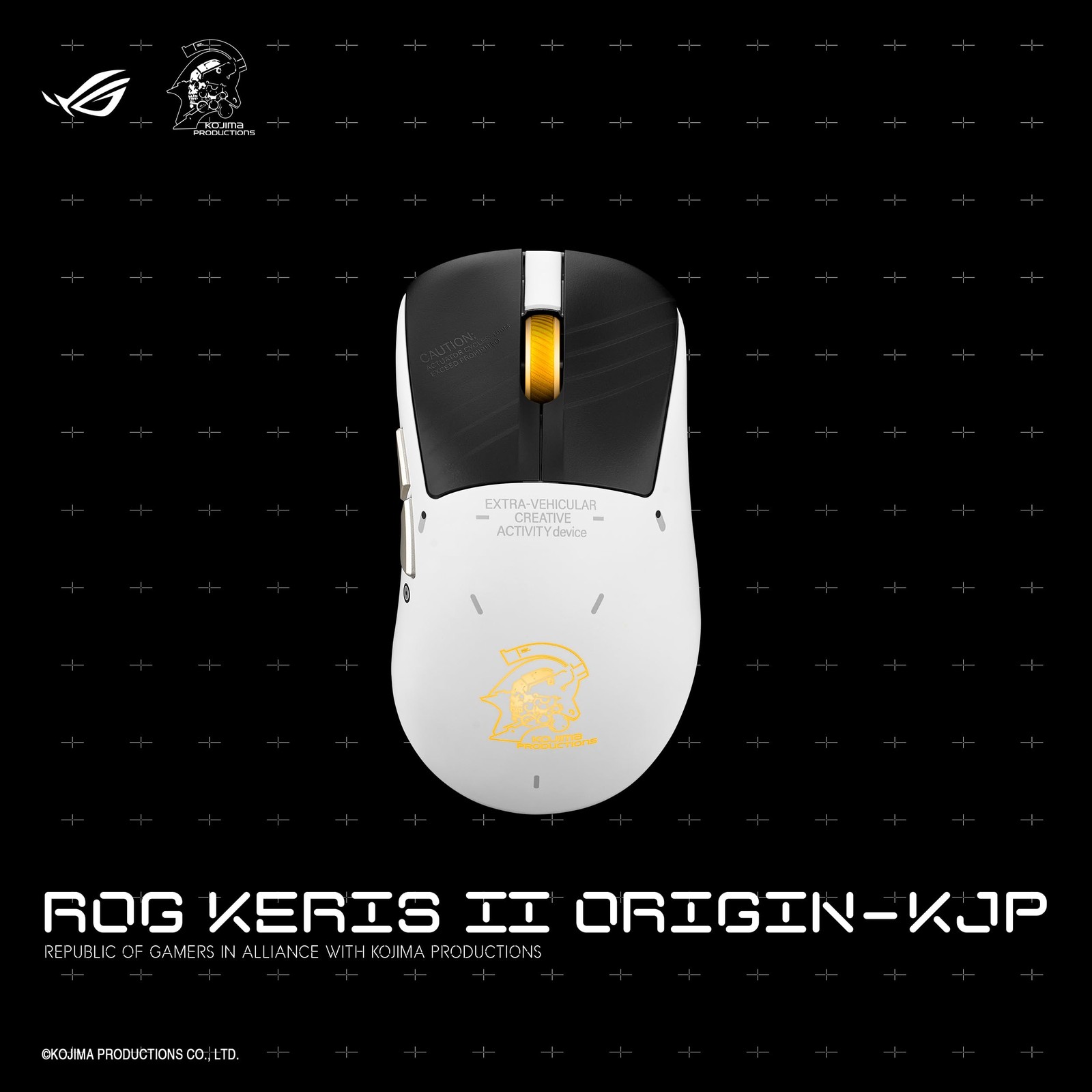 ASUS ROG Keris II Origin-KJP Gaming Mouse 42000 DPI Wireless Kojima White
