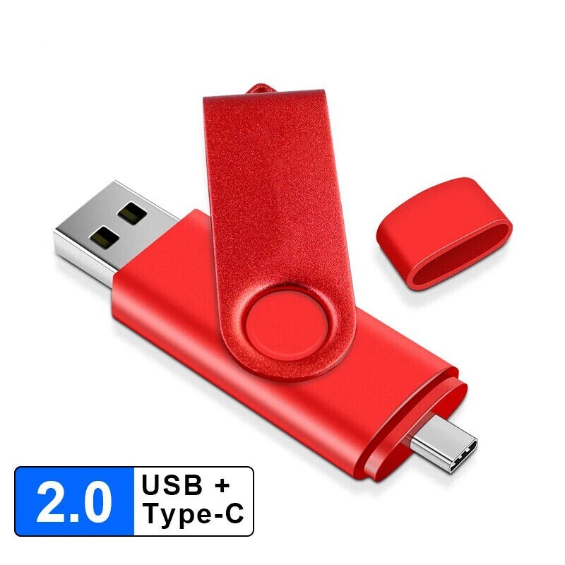 Photo Stick USB Flash Memory Drive Phone/Laptop/PC 256GB Type-C 2 in 1