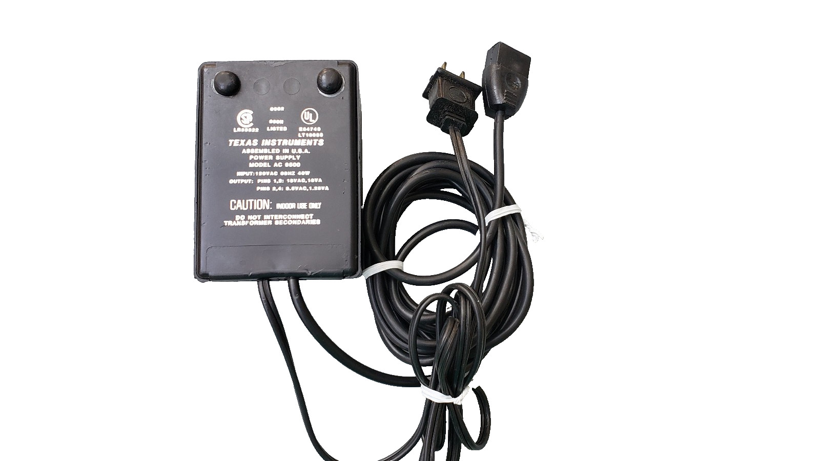 Brand New TI-99/4A Home Computer 18V Power Transformer - Burn-in 90 hours by TI