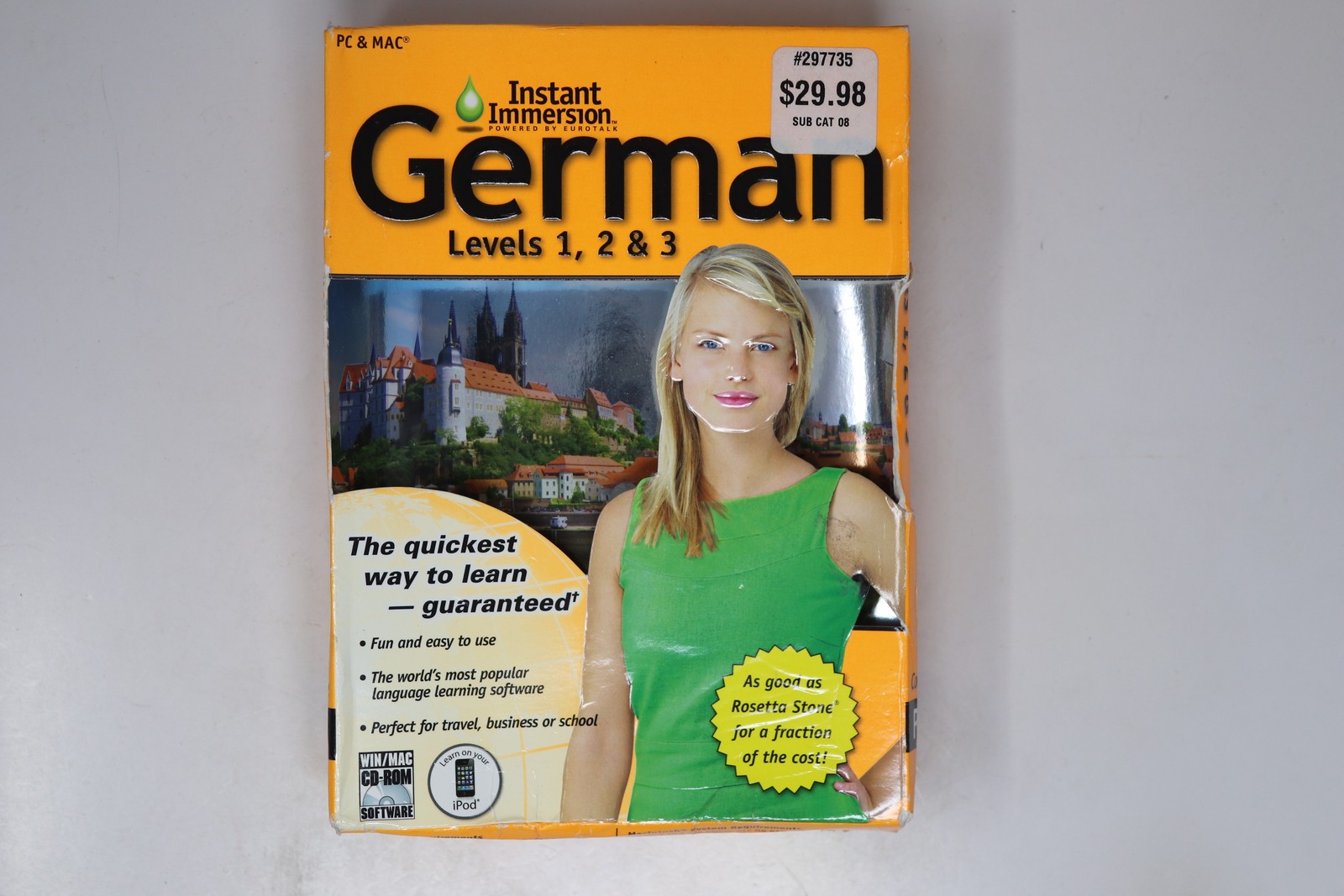 Instant Immersion German Levels 1 2 & 3 Language Learning Software