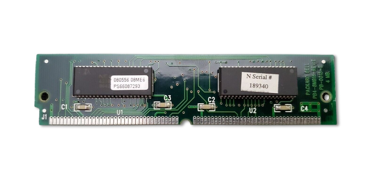 2x - 8MB edo 72-pin SIMM (2M*32) - New Old Stock - Tested - 16MB Total