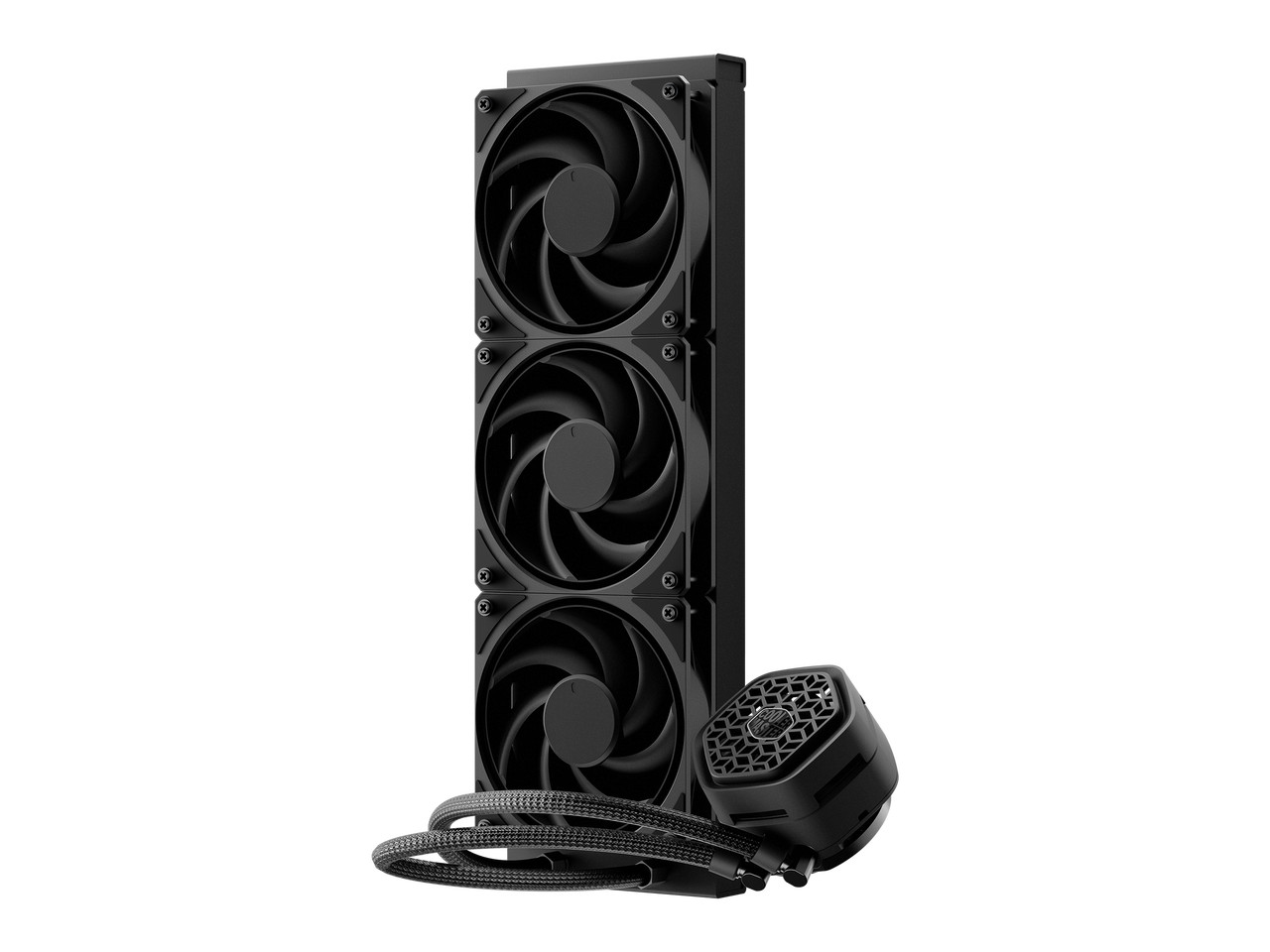 Cooler Master Atmos II Stealth 360 AIO Liquid CPU Cooler, Thicker Radiator, AMD
