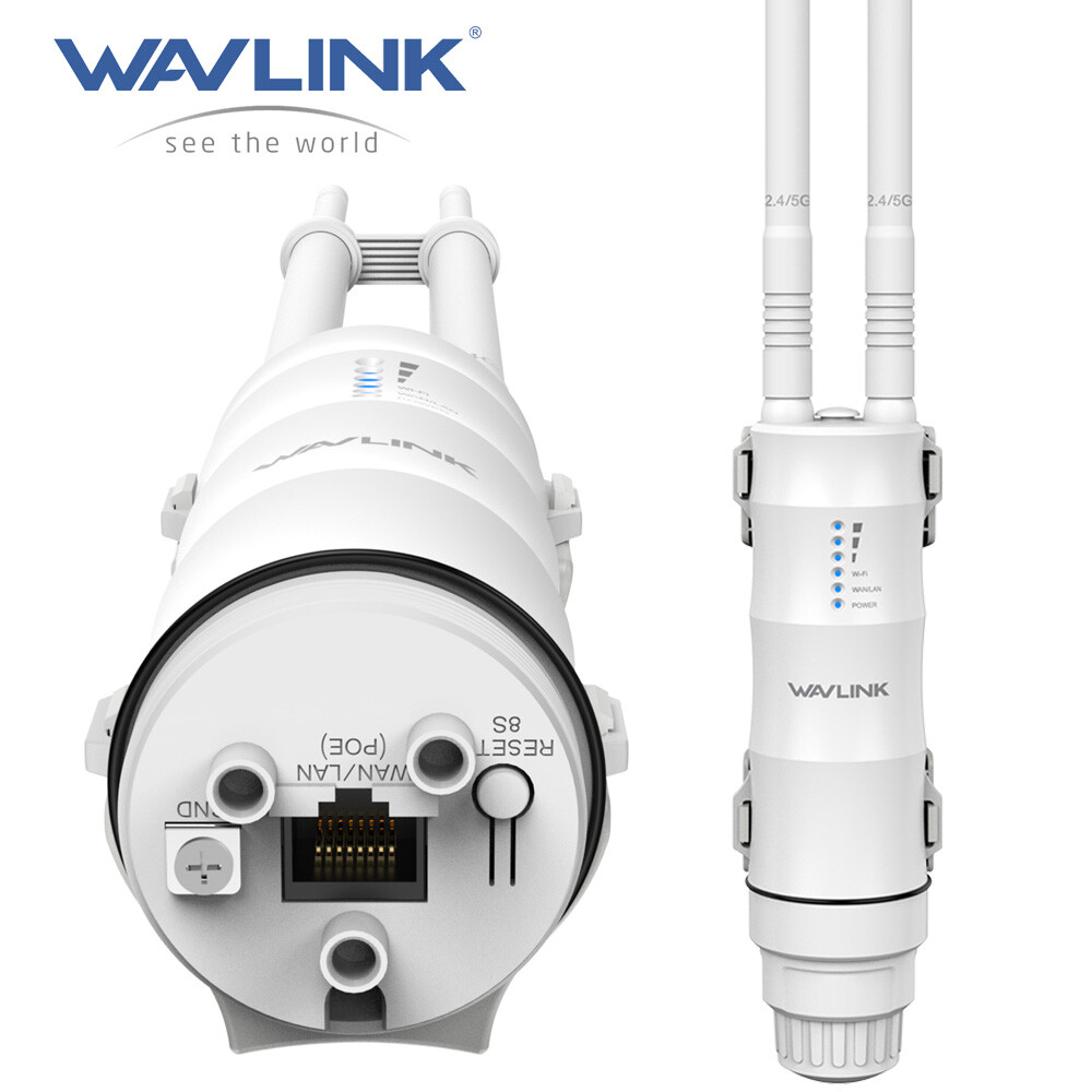 WAVLINK Outdoor Wireless Extender Router Long Rang Wi-fi Antenna Weather-Proof
