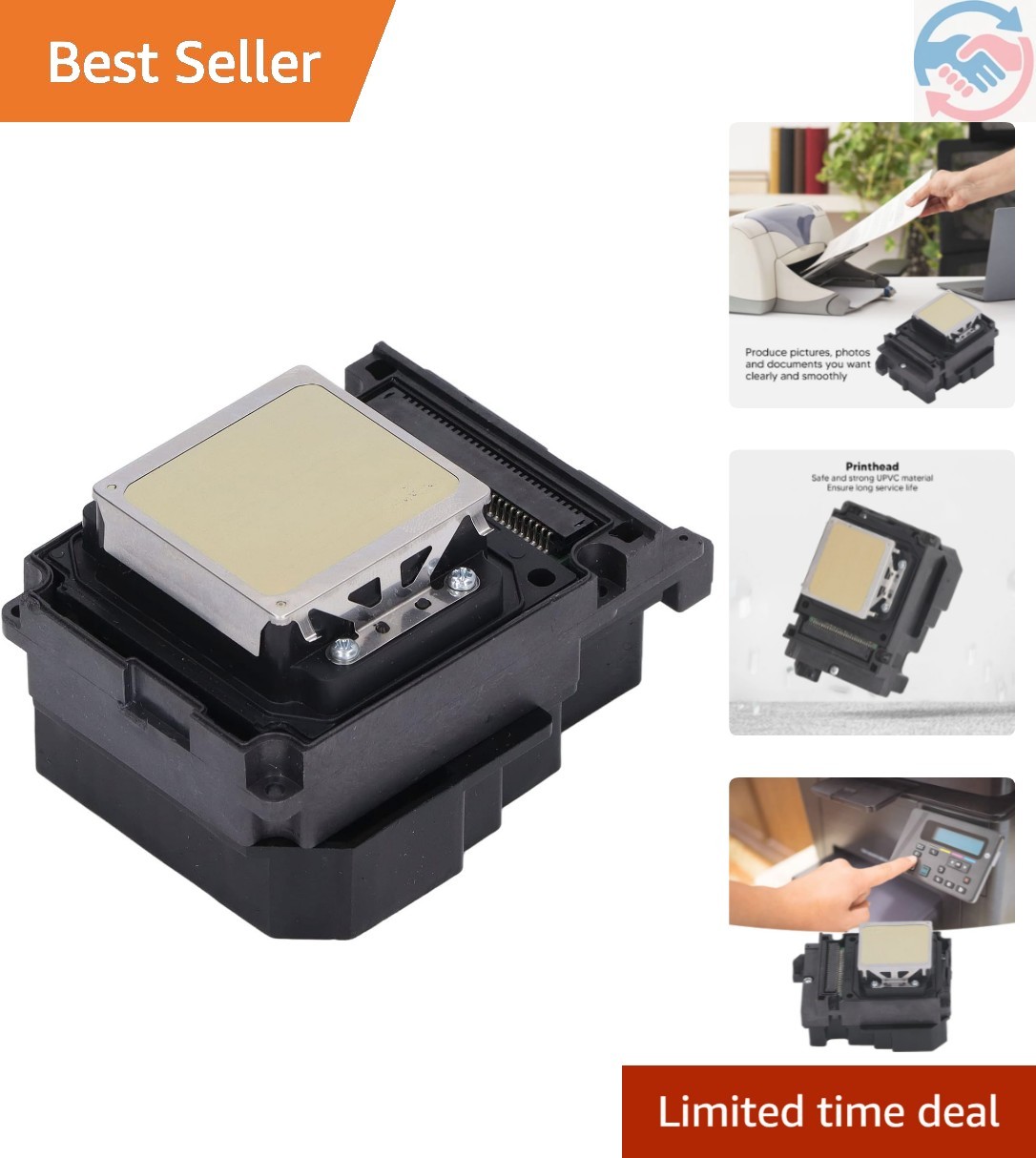 TX800 Printhead Replacement, Durable Clear Printing Head for Flatbed Printers...