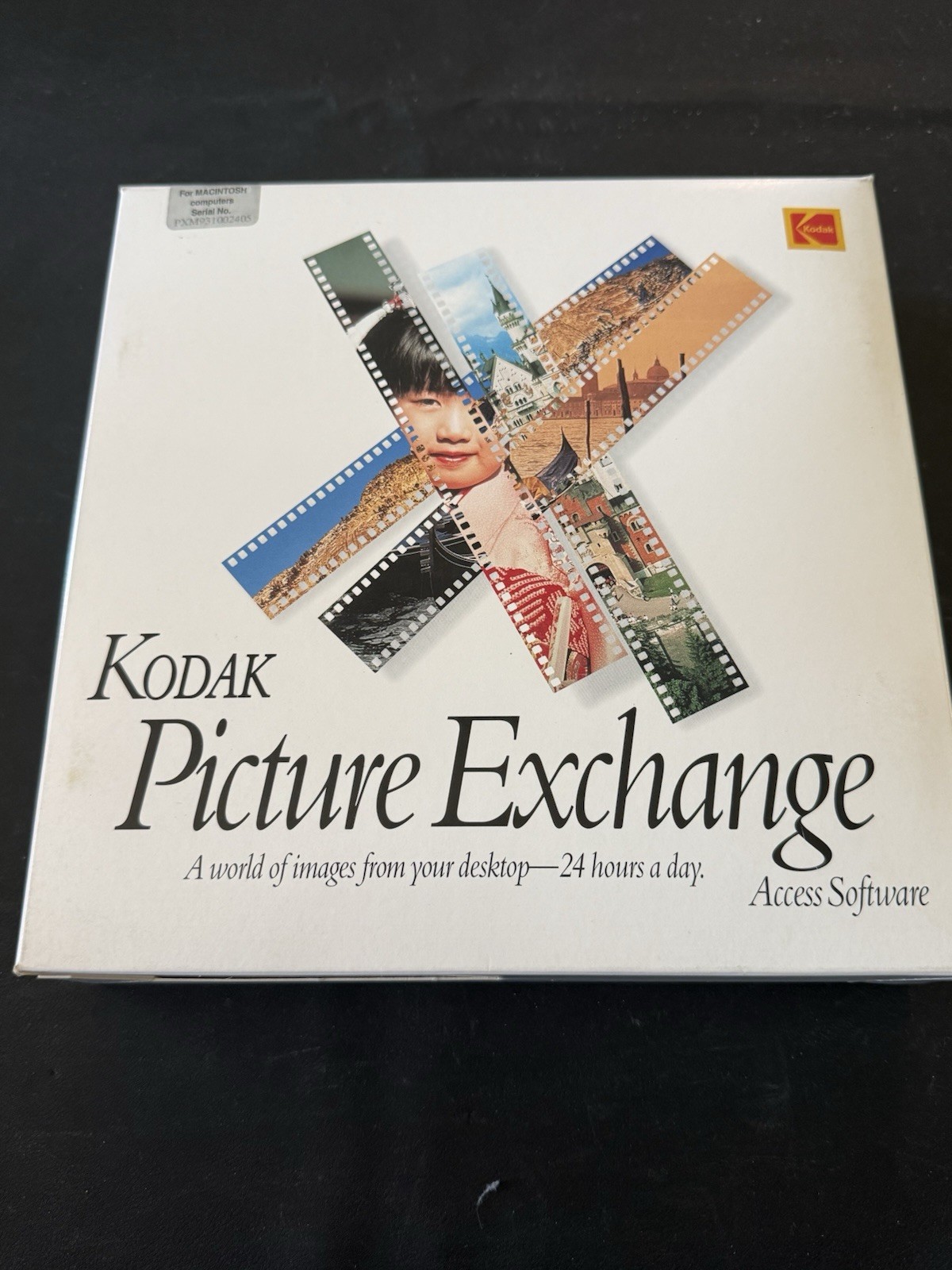 Vintage Kodak Picture Exchange Access Software Macintosh 1993 V1.0 Complete Box