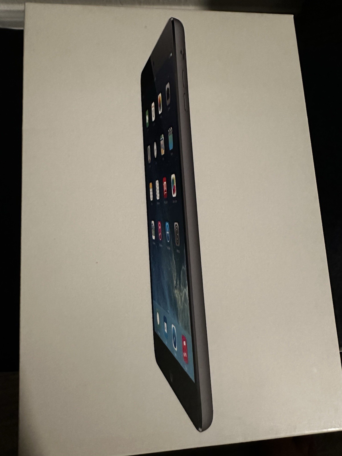 iPad Mini Wi-Fi  Cell 16GB Space Gray original tray papers stickers 