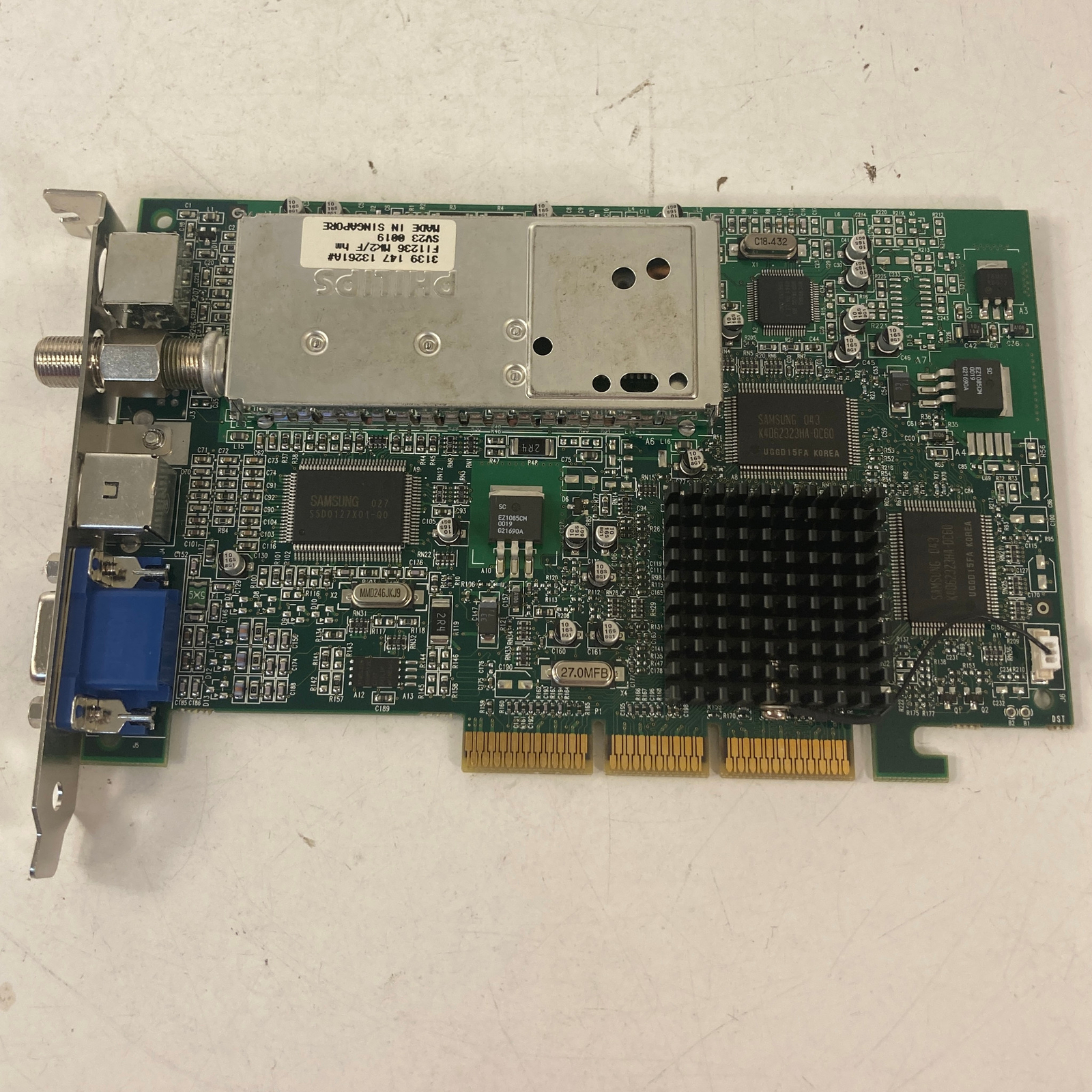 Vintage Matrox AGP Video TV Tuner Card 7006-0201 Rev A 2000