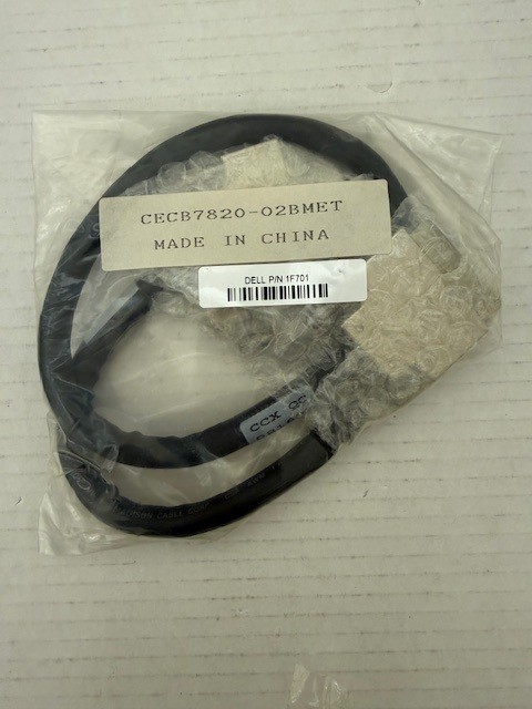 Quantum SCSI DB68M to VHDCIM 61-3061-02 (Dell 1F701)  2 ft , Gold Contacts NEW