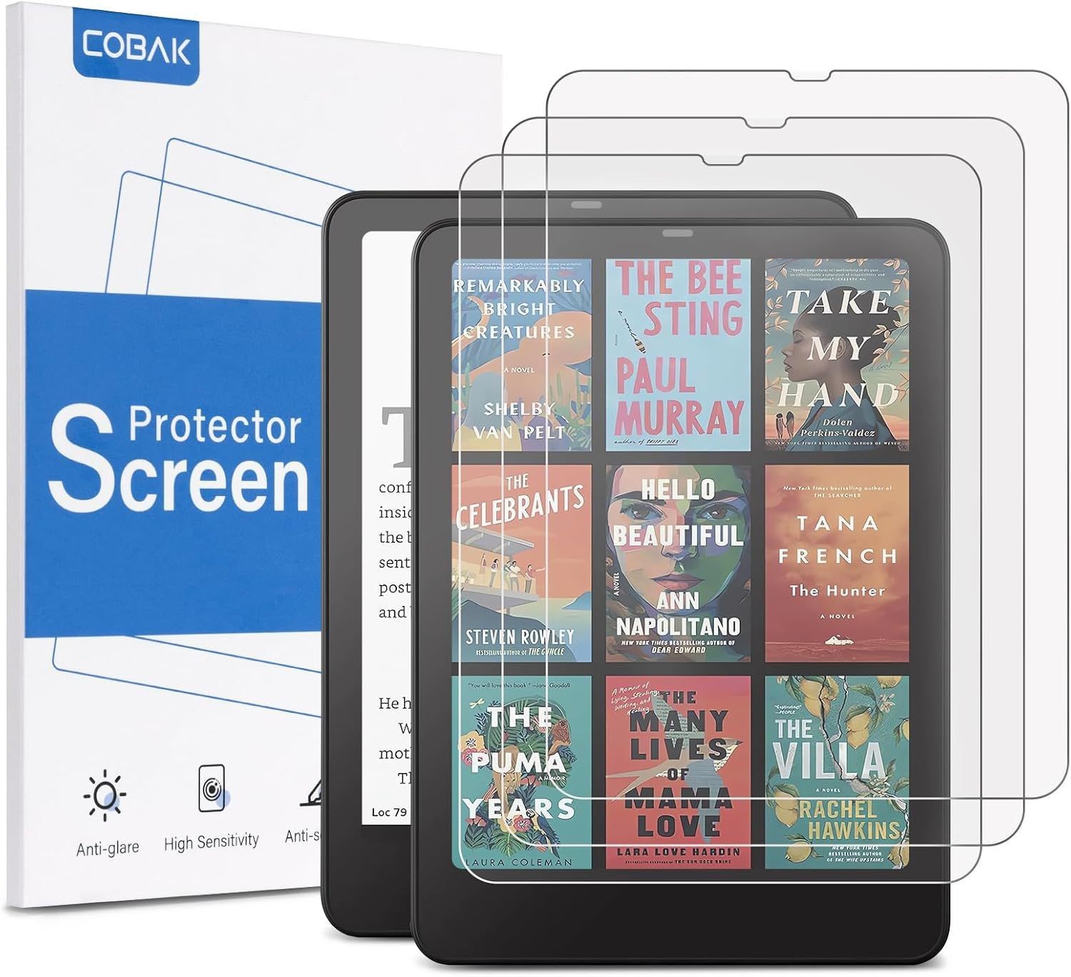 3 Pack Screen Protector for 7" Kindle Paperwhite (2024)