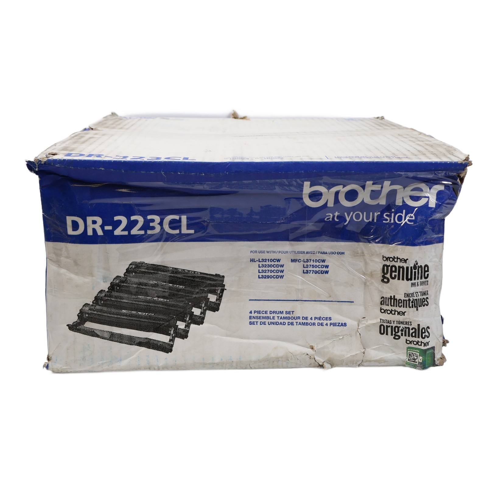 Brother DR223CL Drum Unit, 18,000 Page-Yield, Black/Cyan/Magenta/Yellow DR-223CL