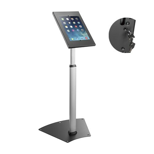 Anti-Theft Floor Stand Kiosk Display Case for iPad 2/3/4/Air/Air/Pro 10.2 10.5"